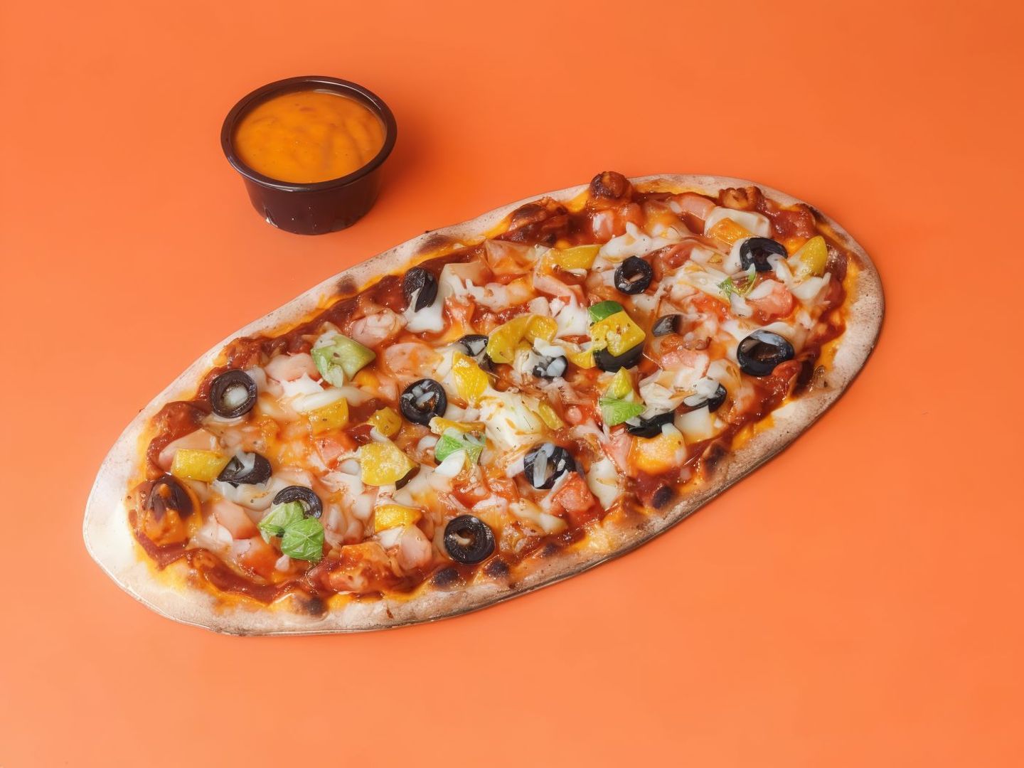 Vegetable Safehah With Italian Sauce