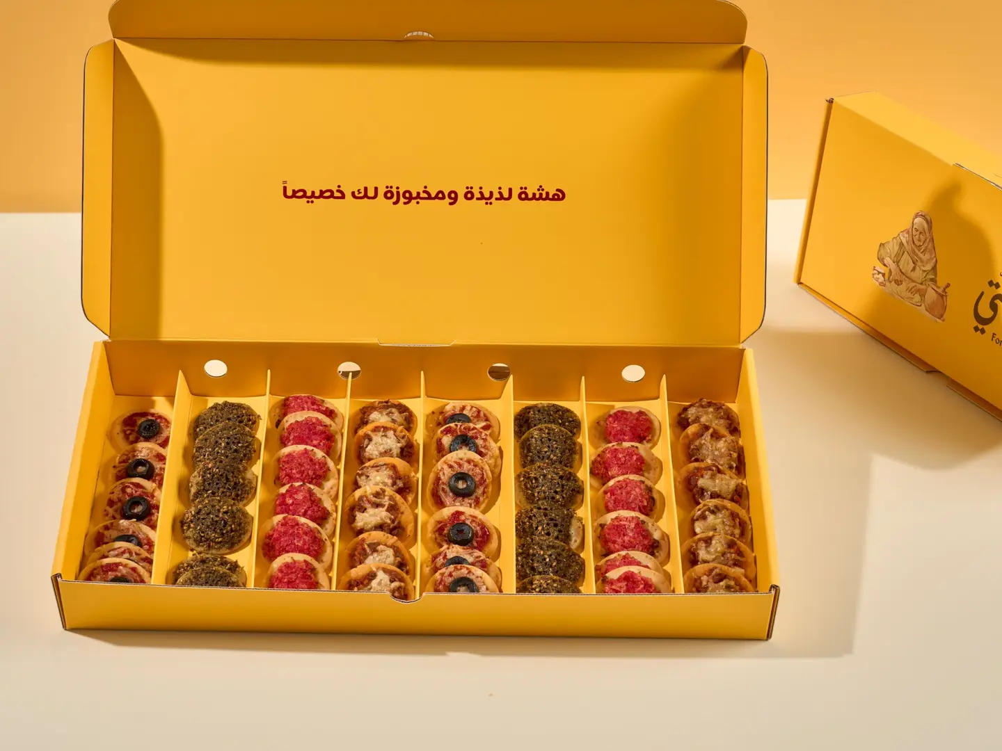 بوكس معجنات مفتوحة 48 حبة