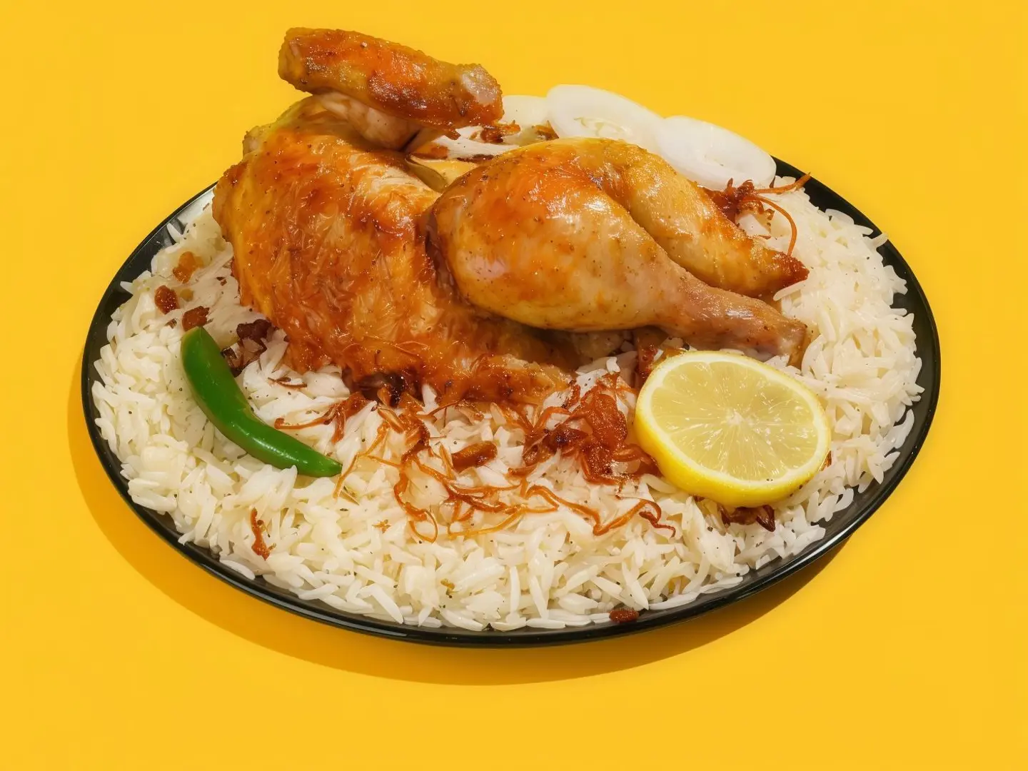 نص حبة جاج شواية