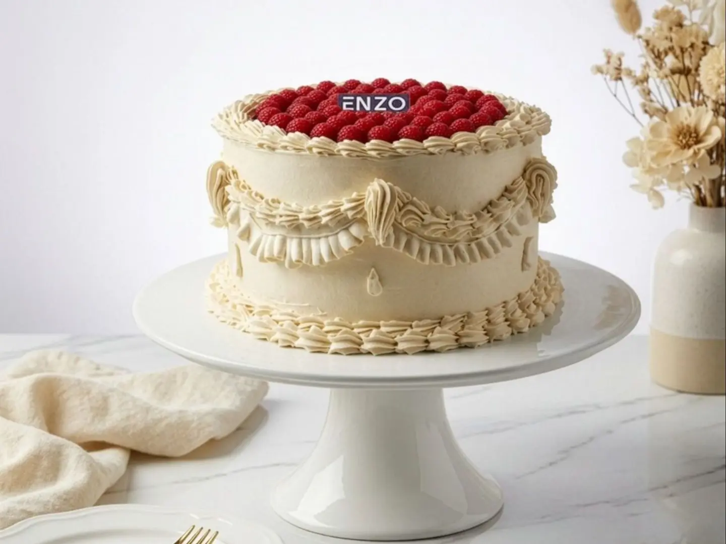 كيكة رويال بيري فانيلا حجم صغير