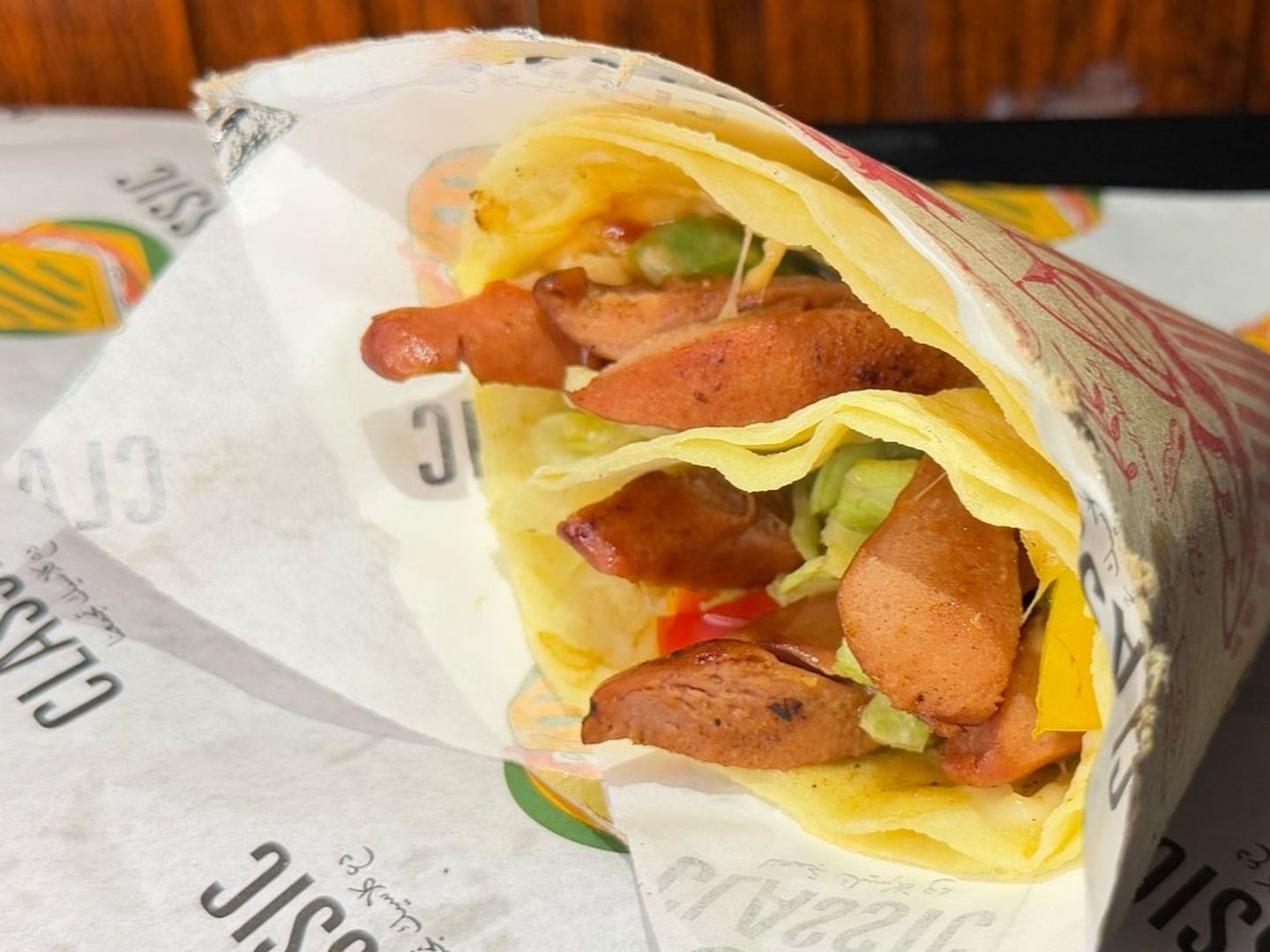 Crepe Hot Dog
