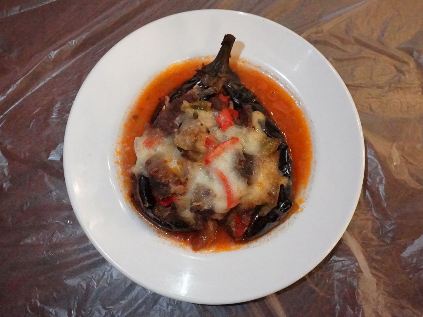 Fried Eggplant With Meat