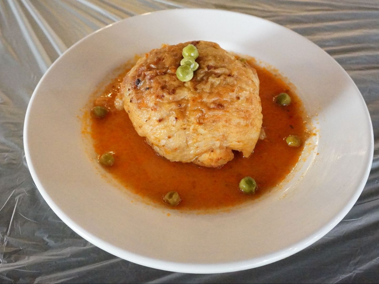 Oven Baked Chicken With Cheese And Vegetables
