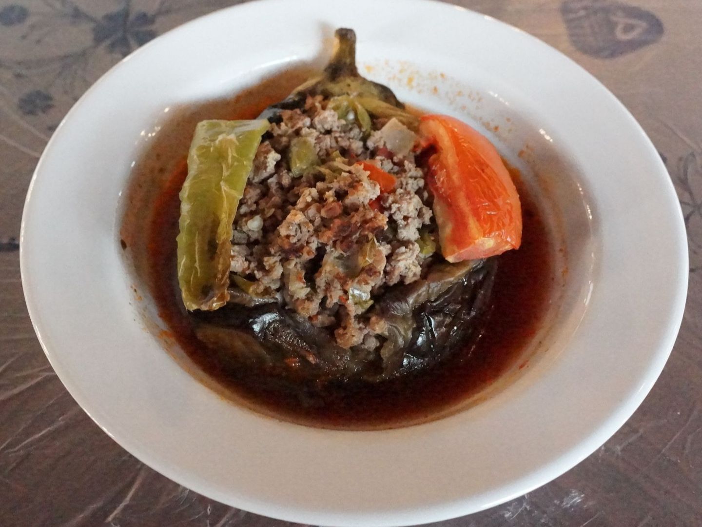 Meat In Eggplant