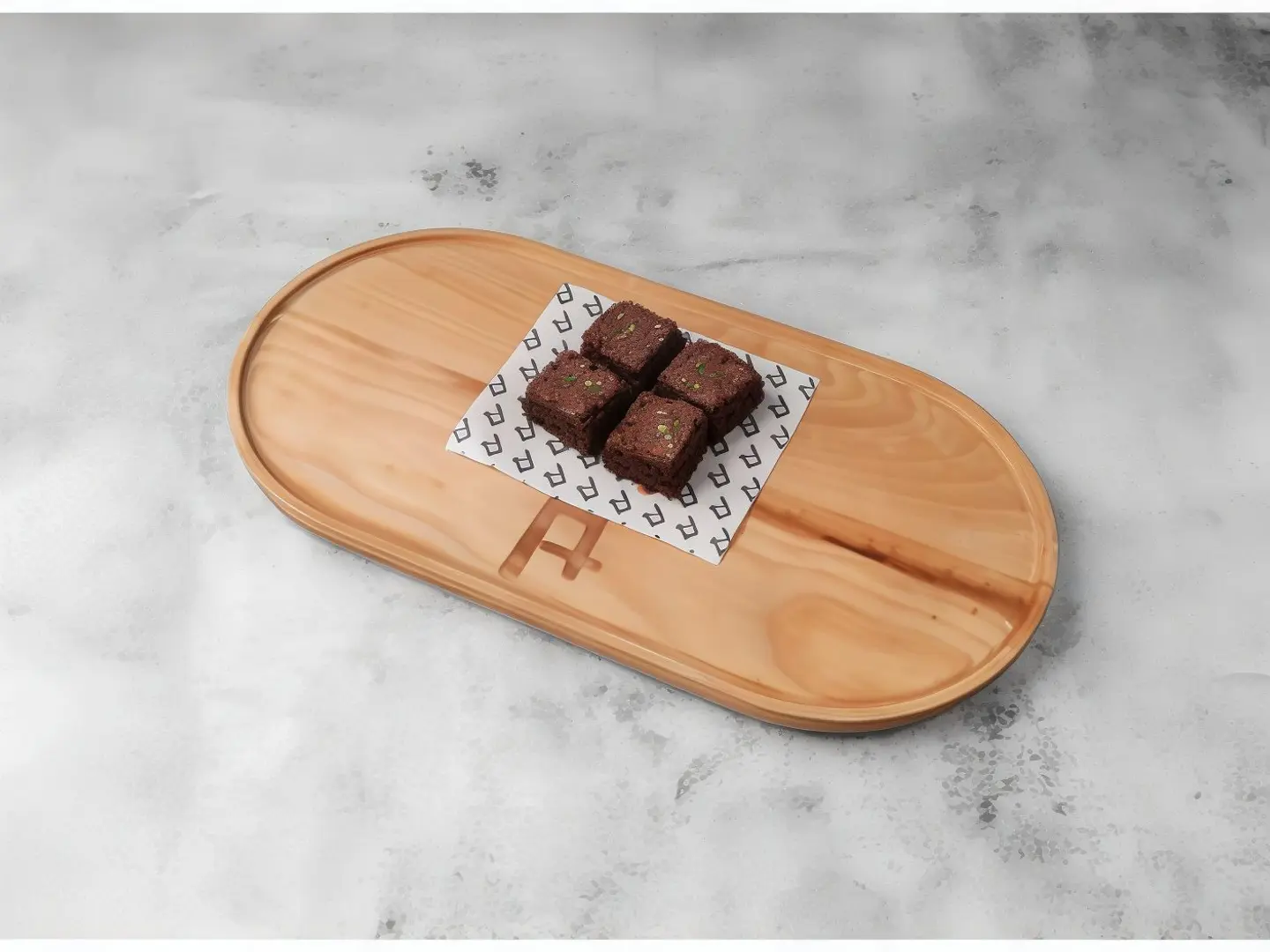 براونيز الزعتر