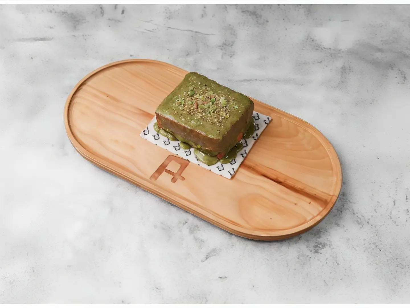 فستق , خبز محمص فرنسي