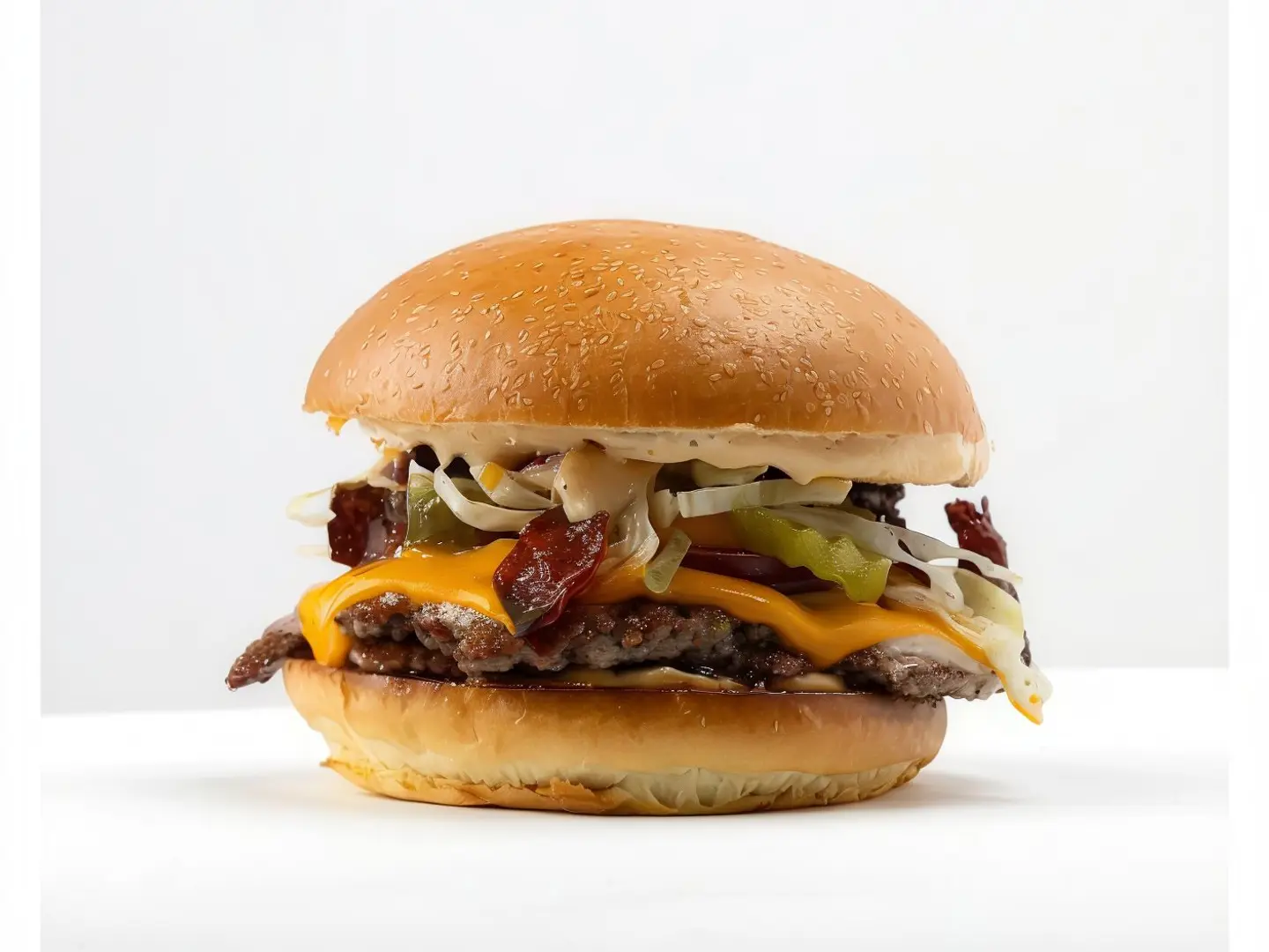 Saucy Burger Sandwich