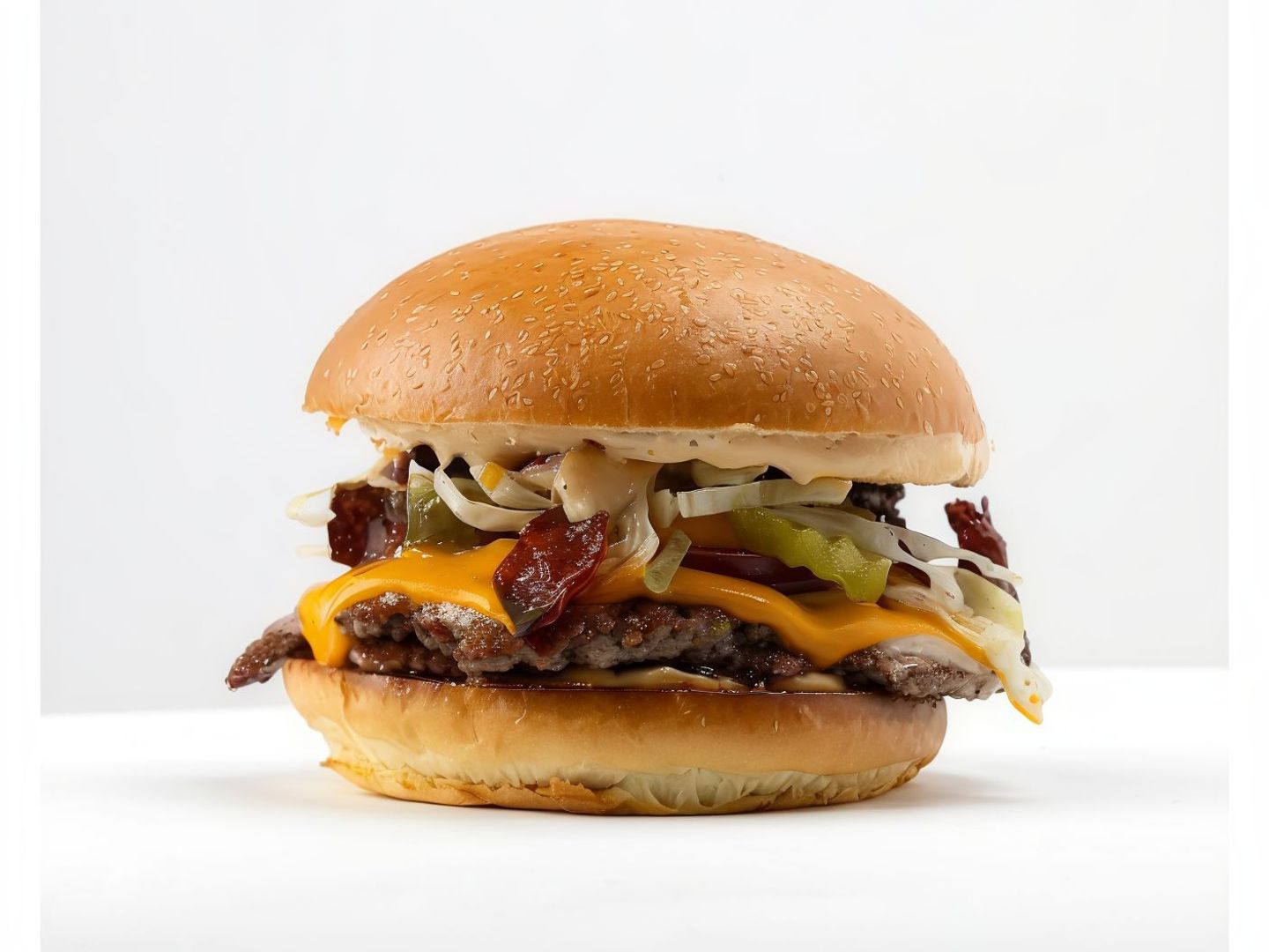 Saucy Burger Sandwich