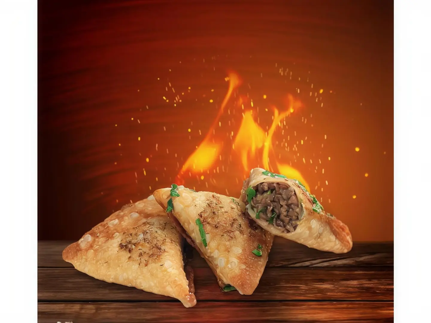سمبوسه لحم
