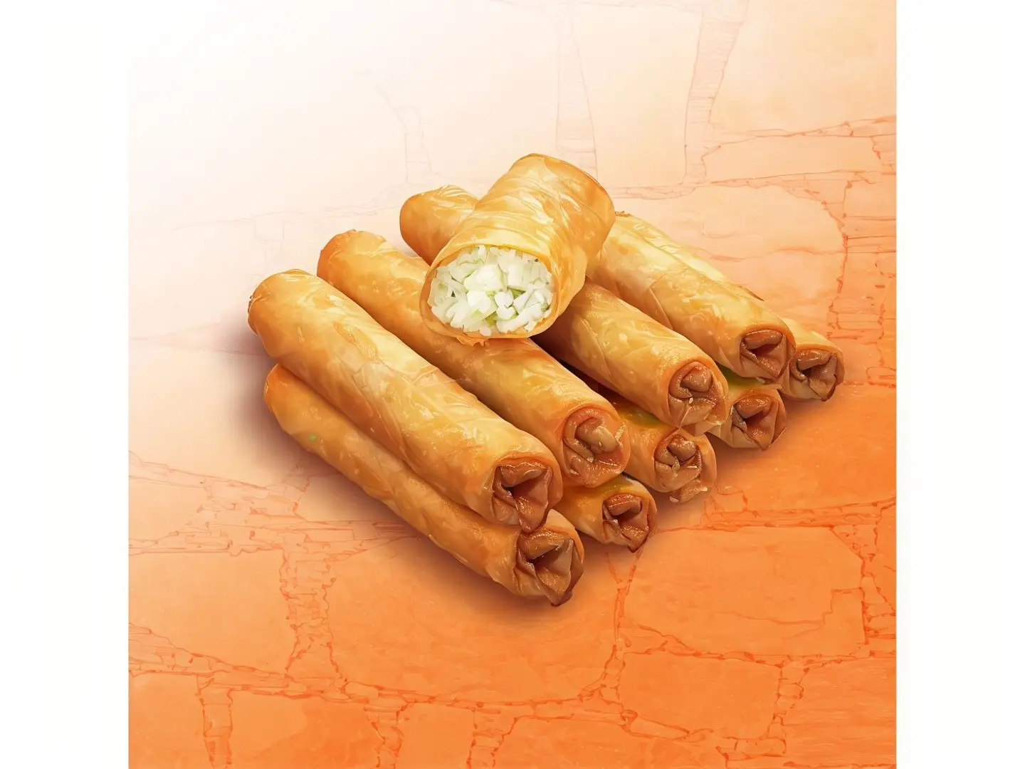 سبرينق رول جبنة بيضاء