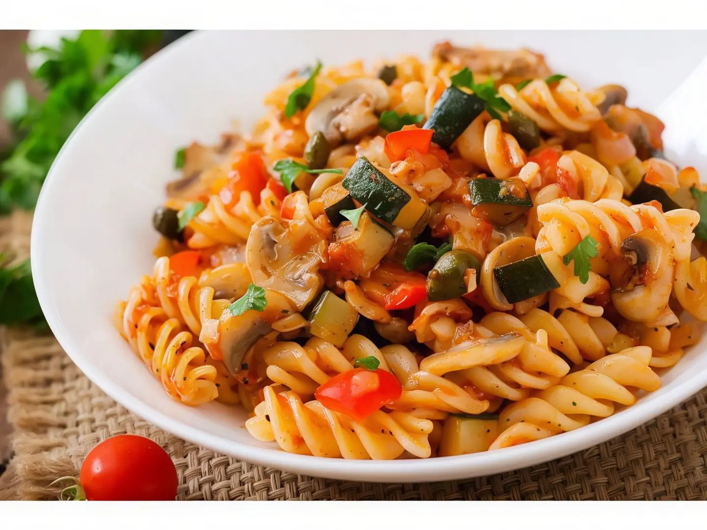 Vegetables Macaroni