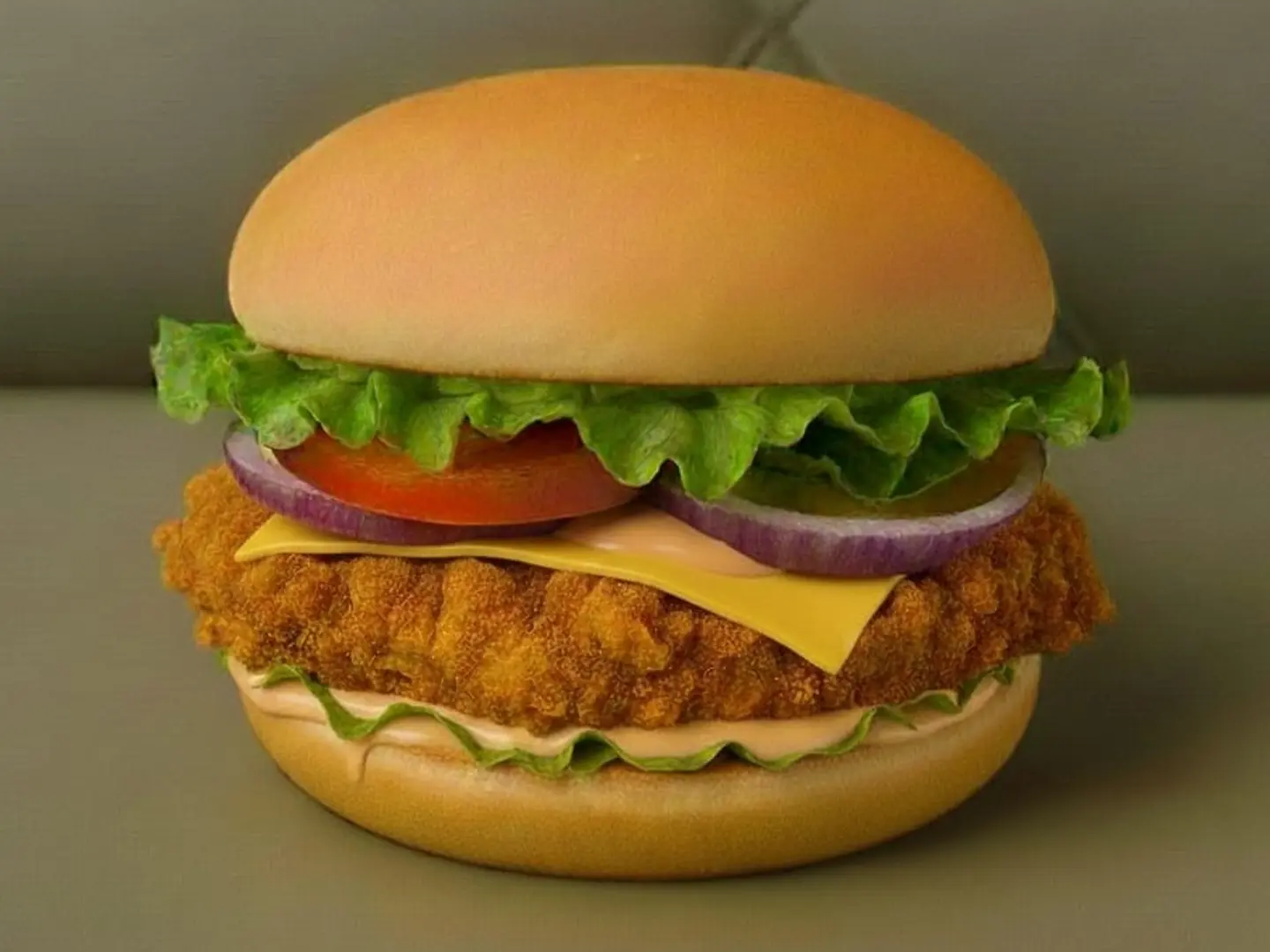 تشيز برجر دجاج