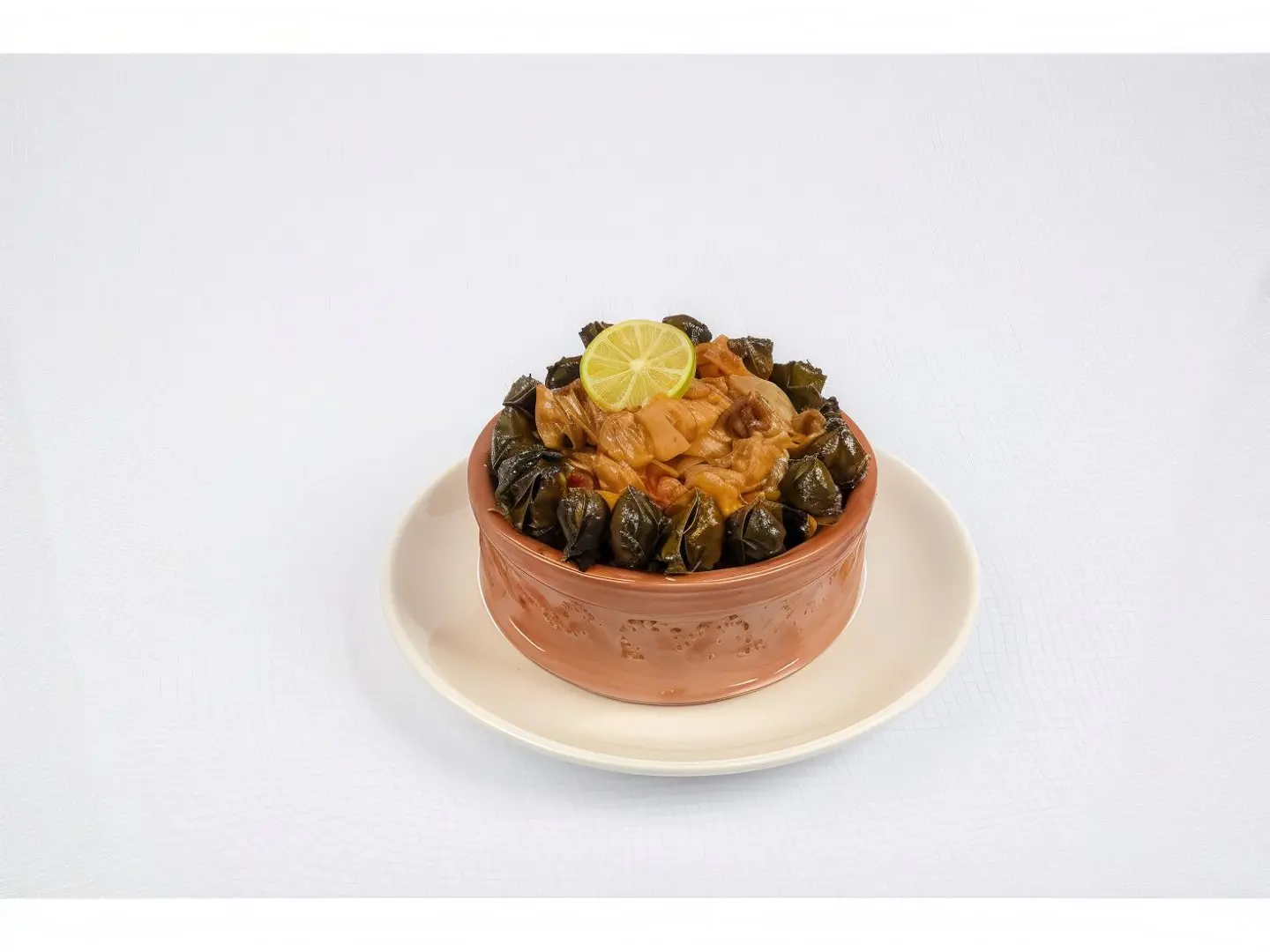 طاجن ورق عنب بالكوارع