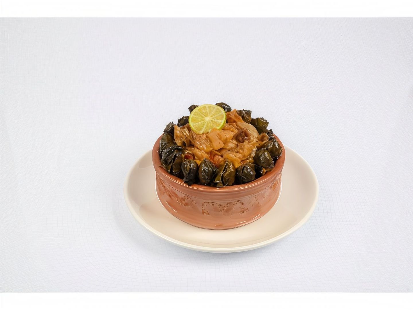 طاجن ورق عنب بالكوارع