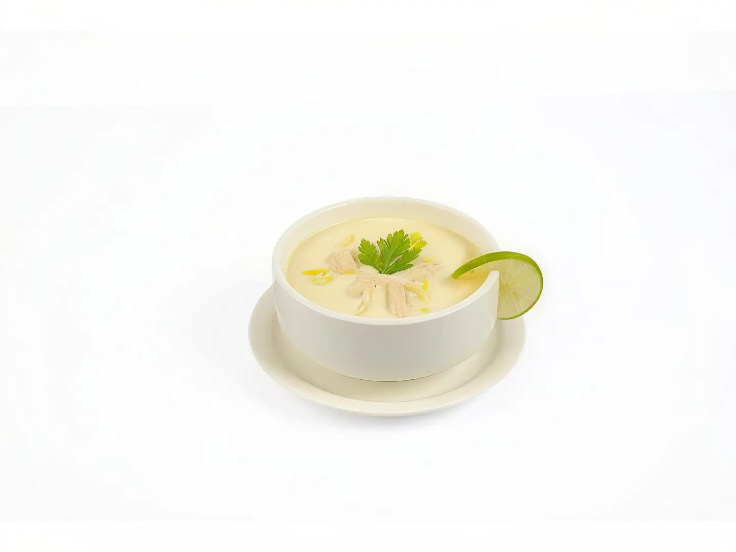 شوربة دجاج بالكريمة