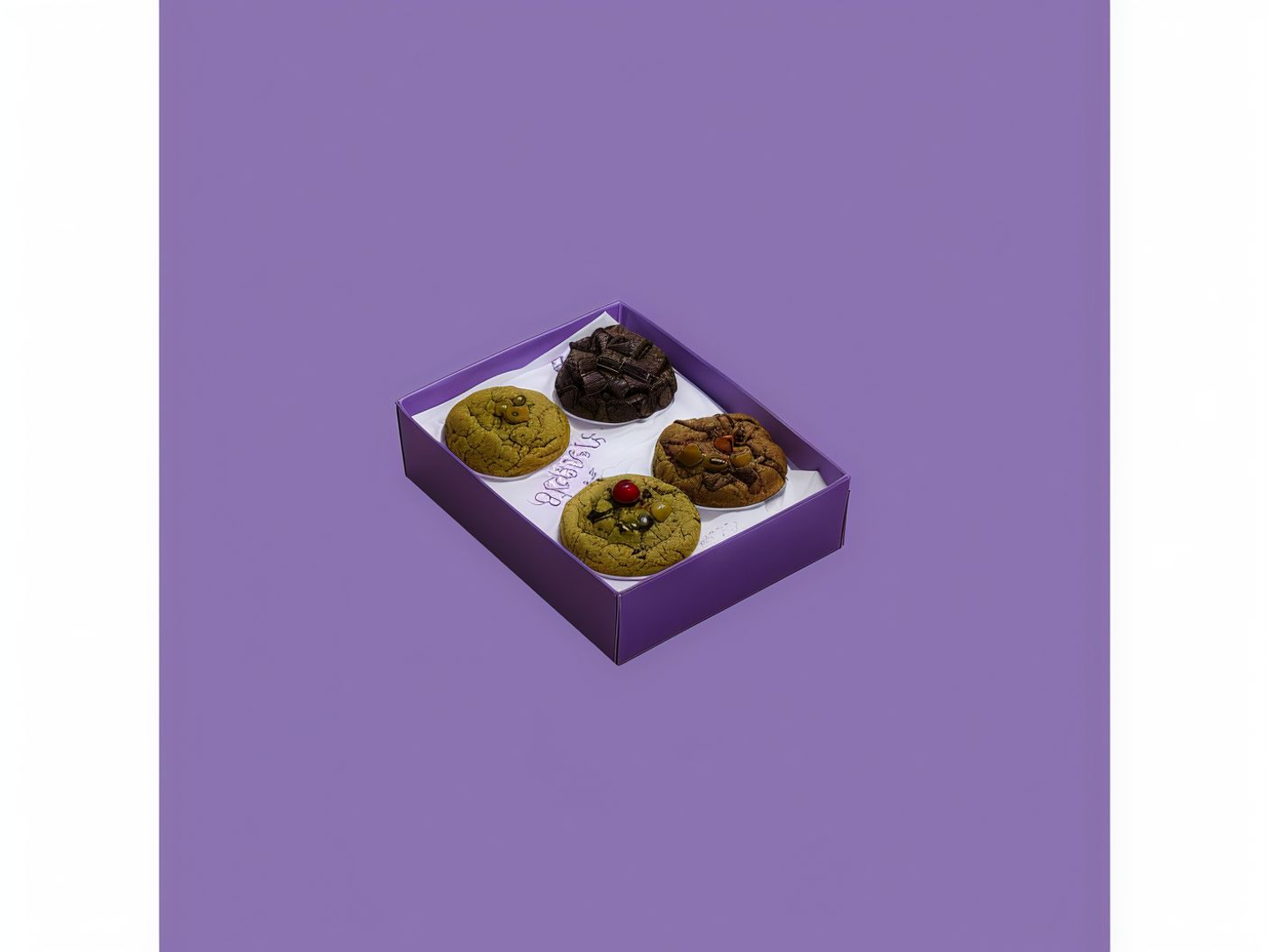 4 Piece Cookie Box