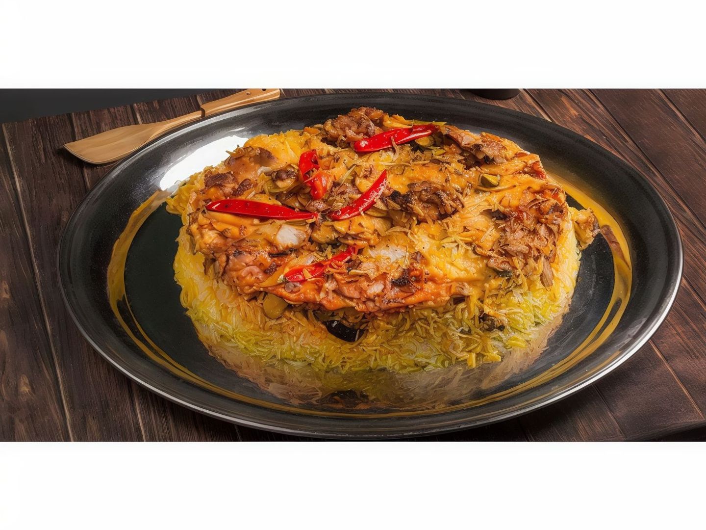 Chicken Maqluba For One Person