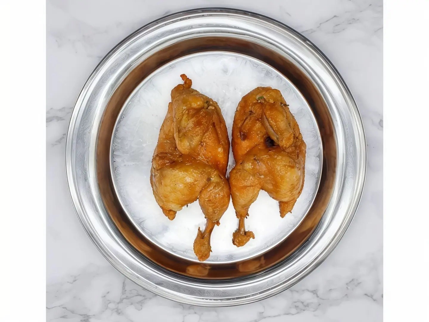 Half Fried Chicken Plain