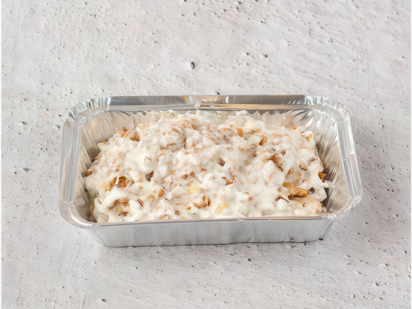 Fatteh With Cream, Honey & Dates
