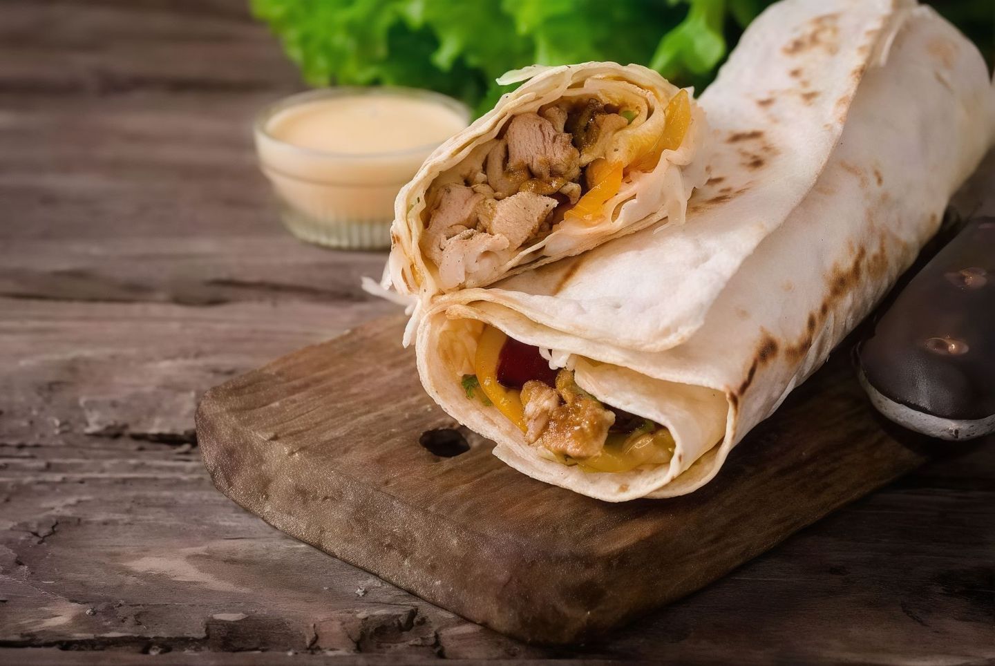 ساندوتش شاورما صغير