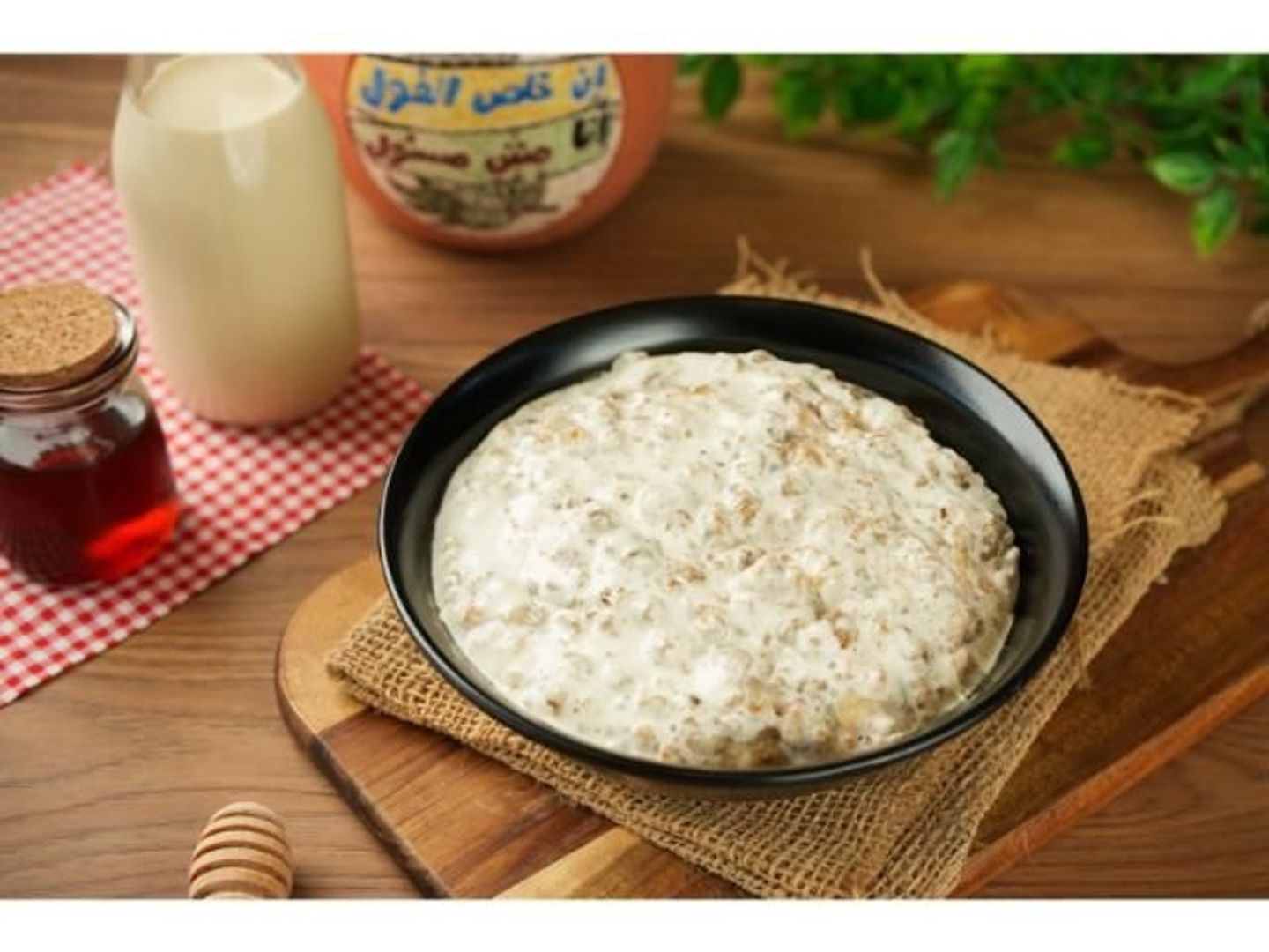 معصوب قشطة بالحليب