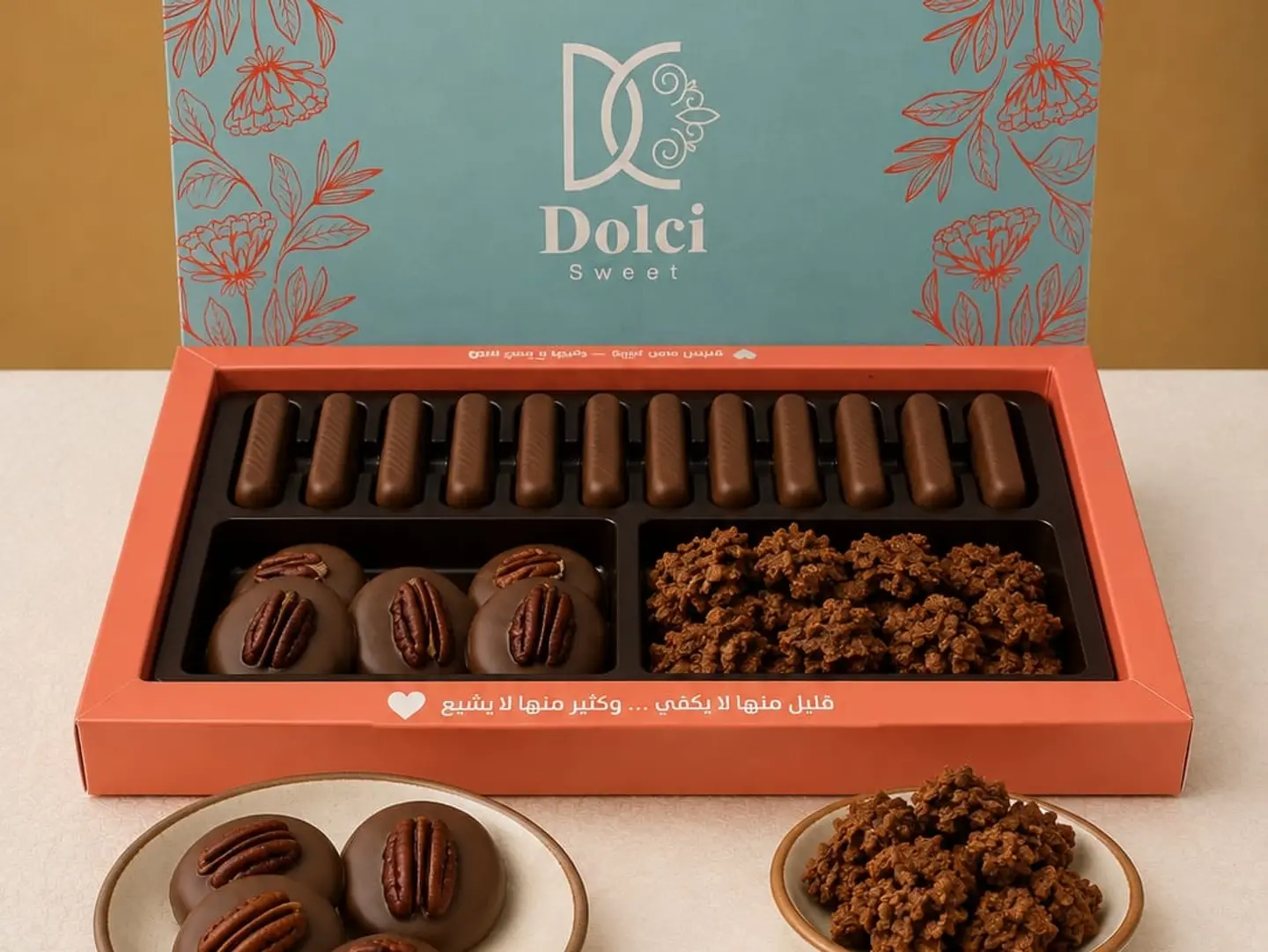 Box Of Crunchy Pecan Chocolates