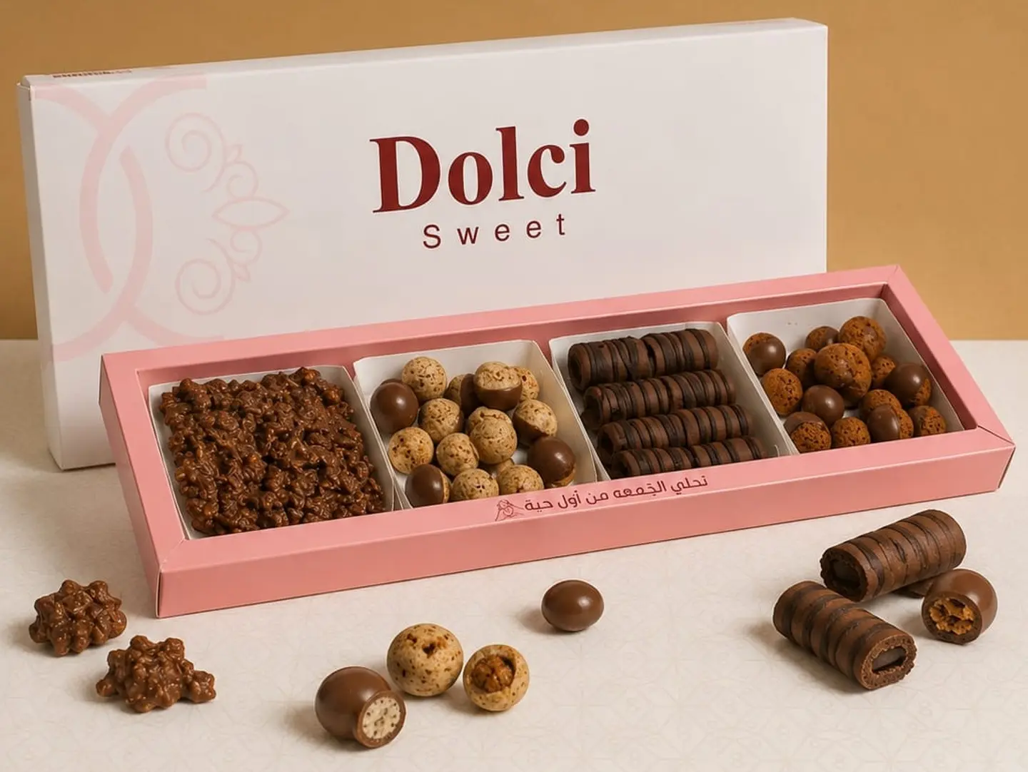 Chocolate Box With Crunchy Biscuit   Dolci