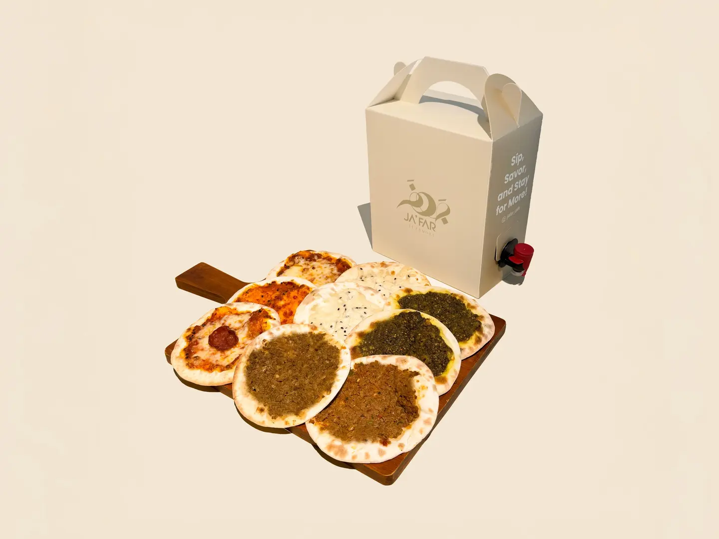 Fatayer Gathering Box With Tea Box