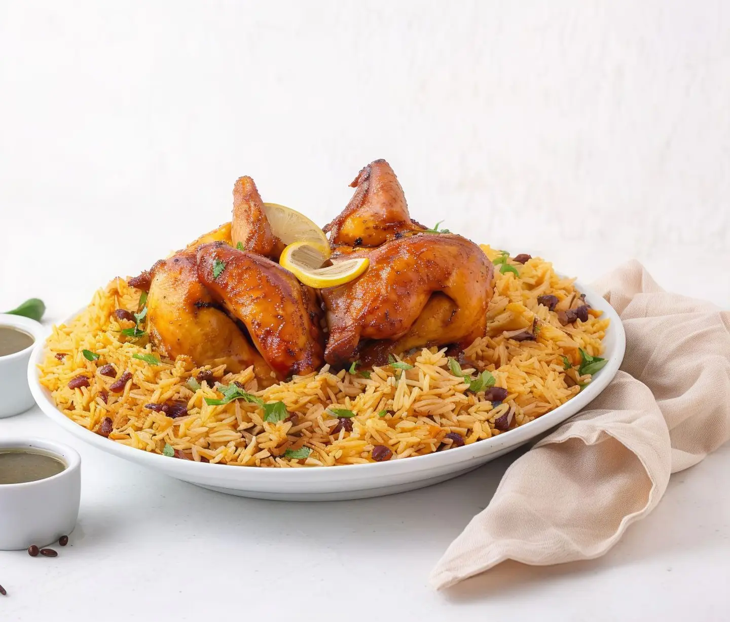 حبة شواية مع رز