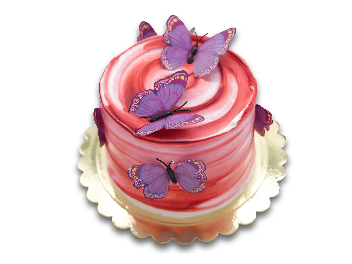 تورته ميني فراشات