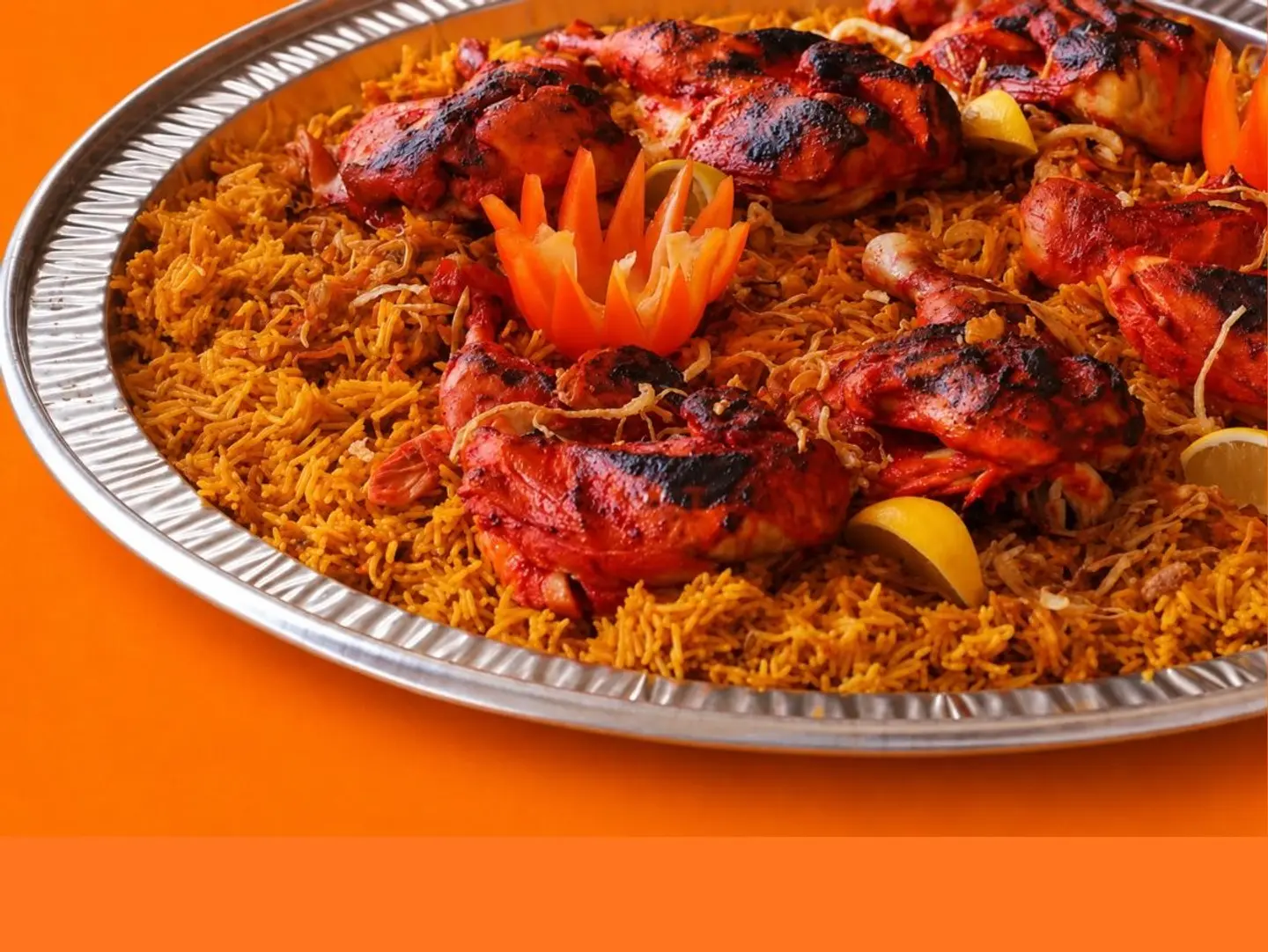 A Kabsa Platter For Gatherings.
