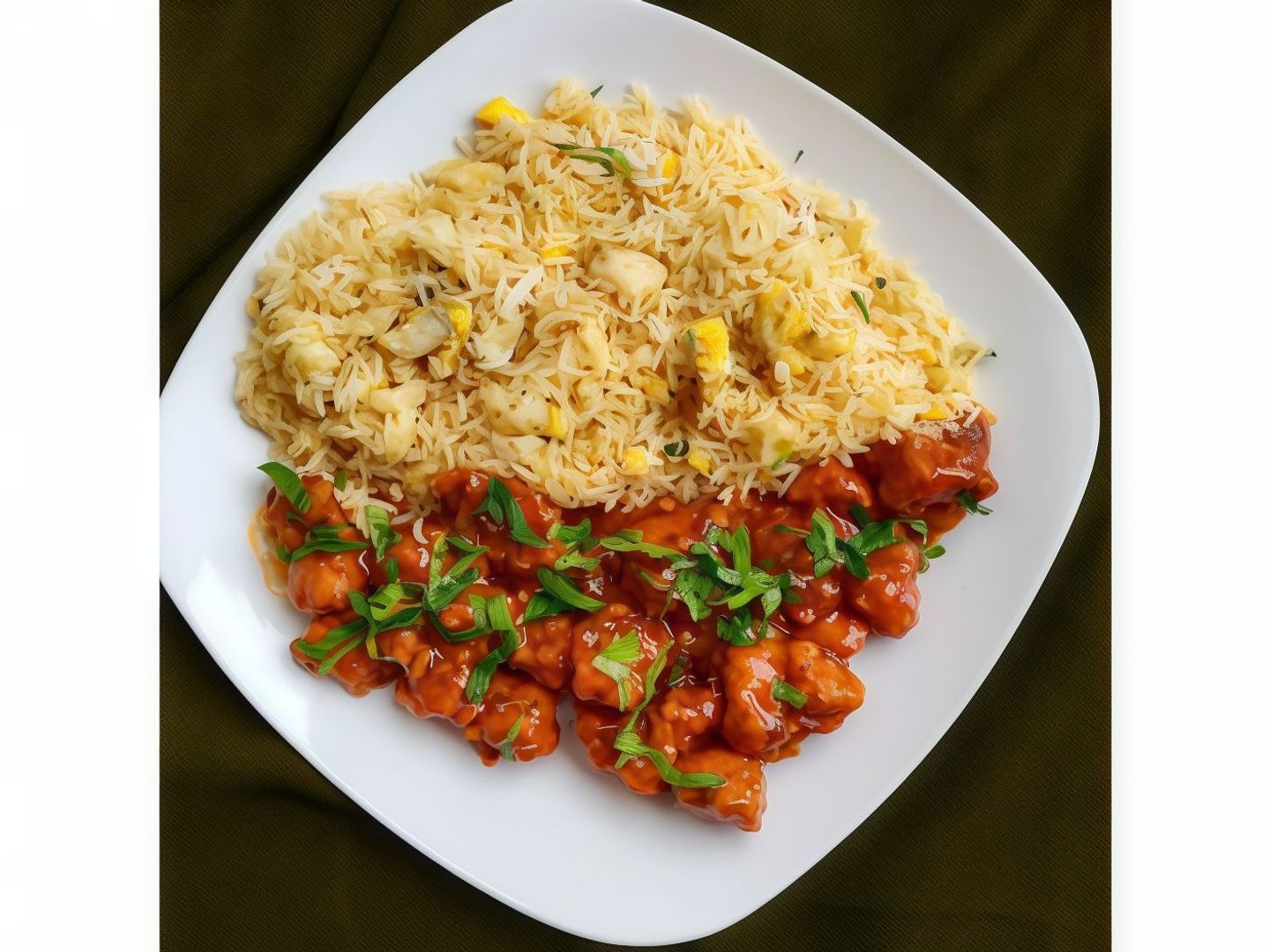 Chicken Manchurion With R Ice