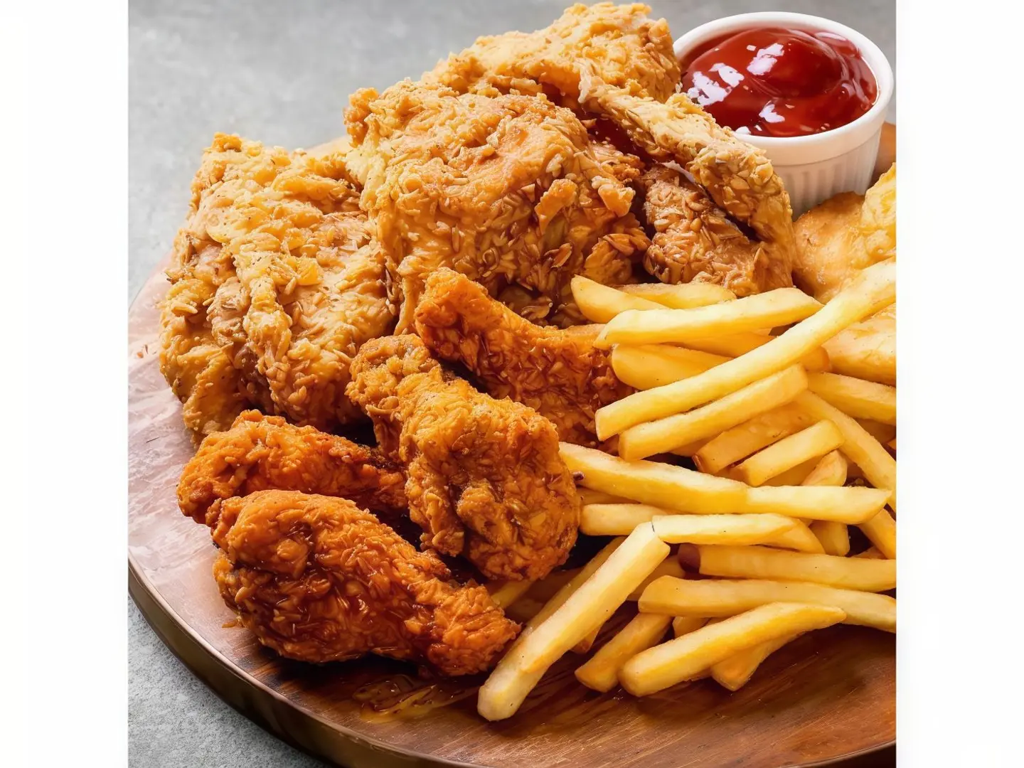 Chicken Broast With Fries