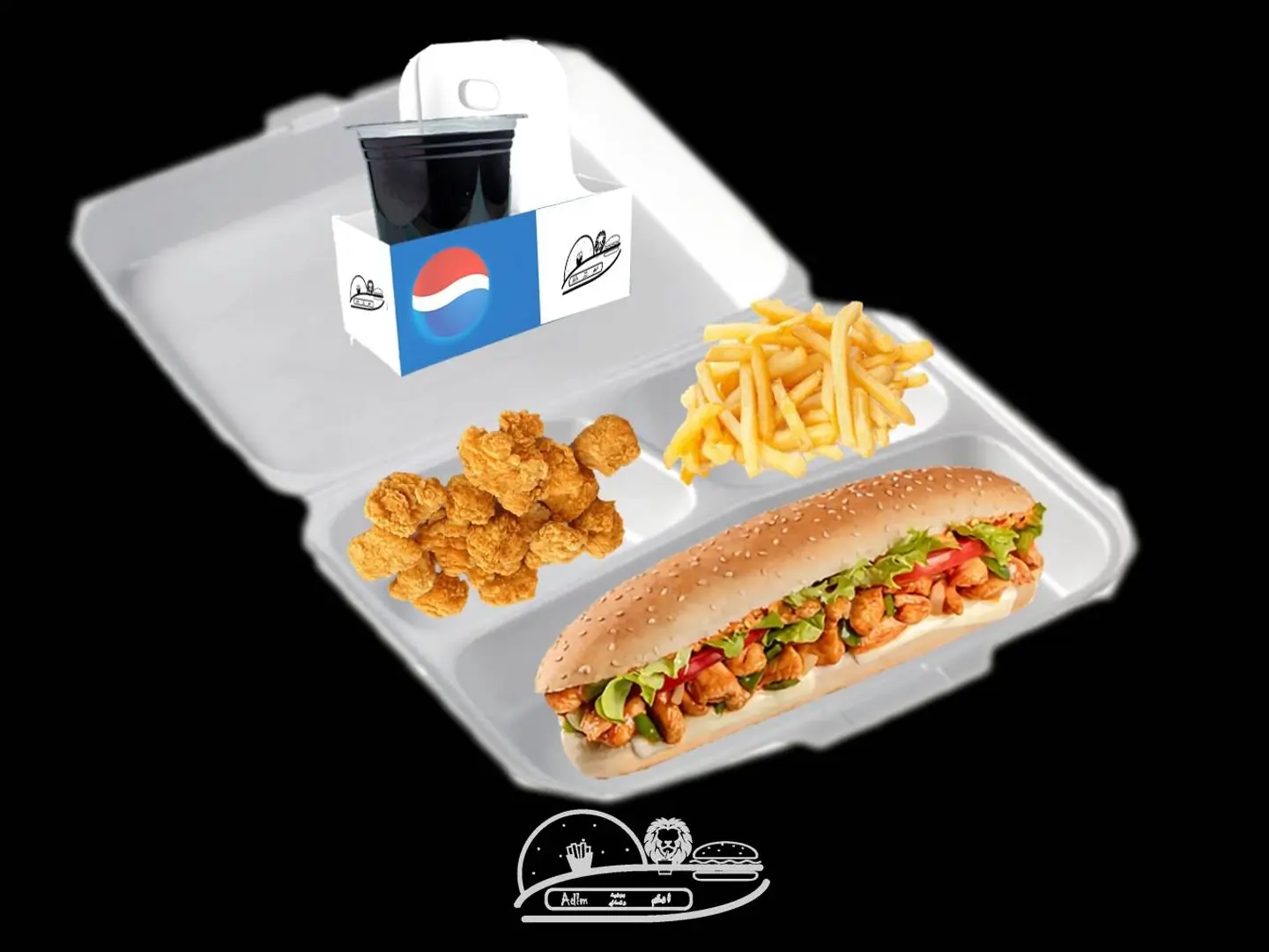 بوكس جامبو مقلقل الدجاج