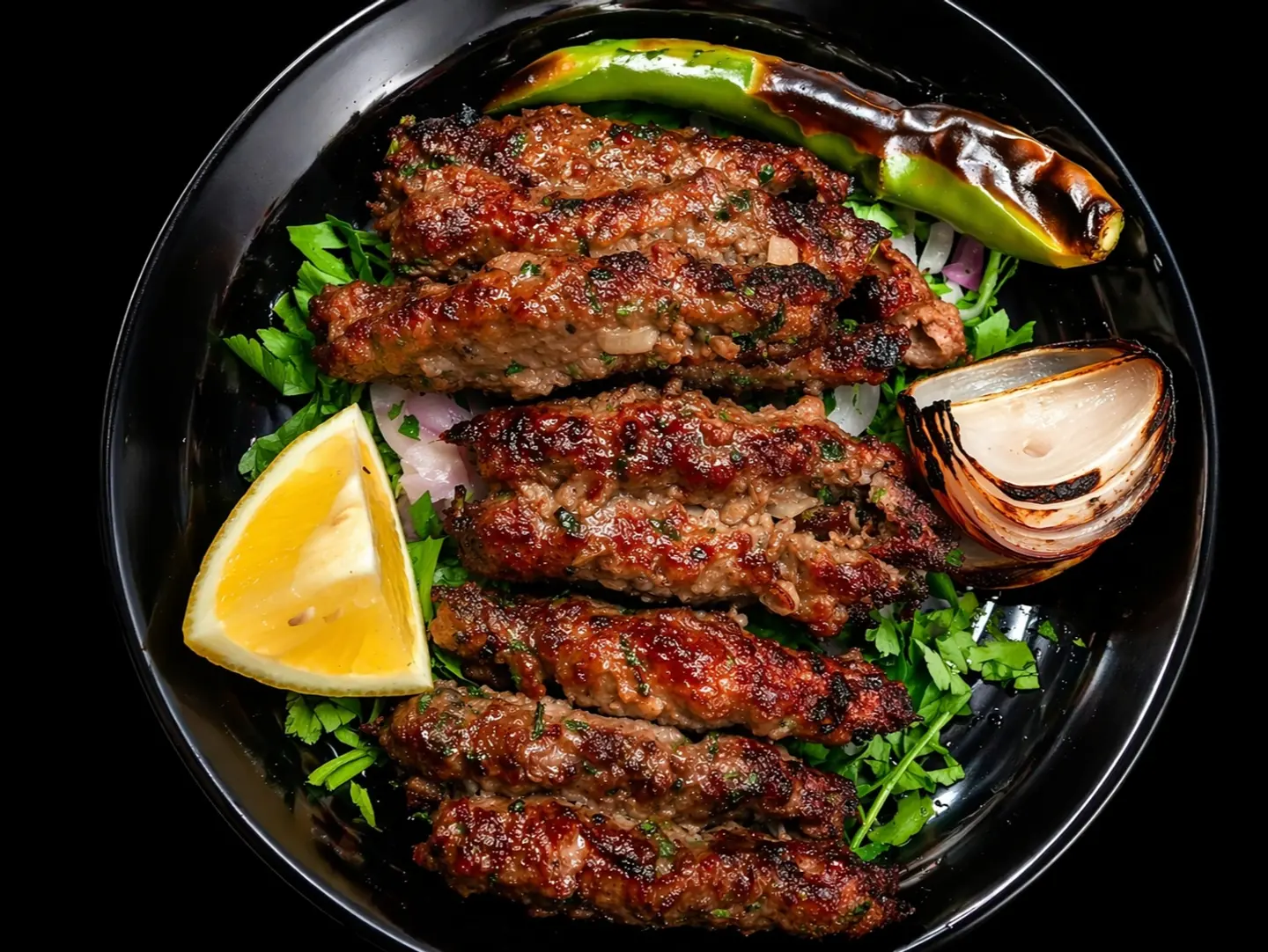 كباب لحم لشخص واحد