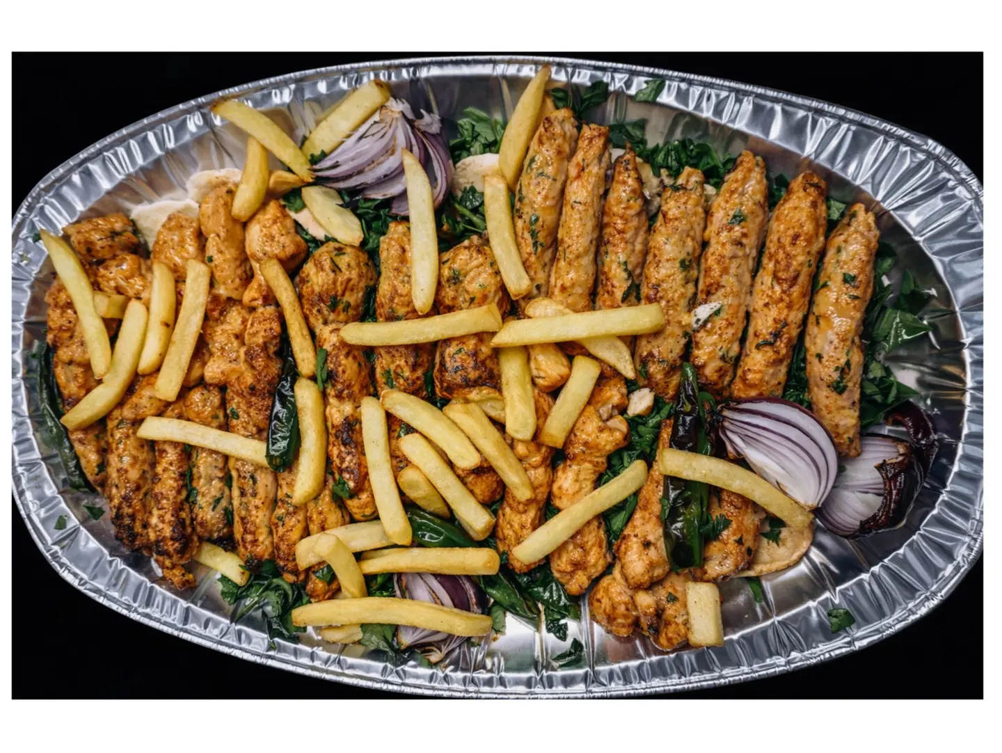 صحن دجاج مشكل