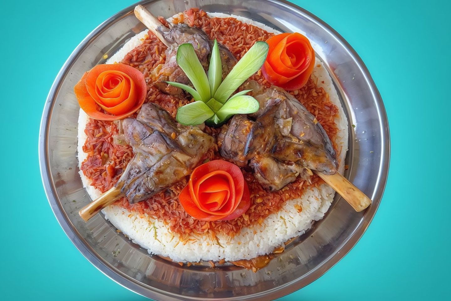 Grilled Mozah Fatteh Tray
