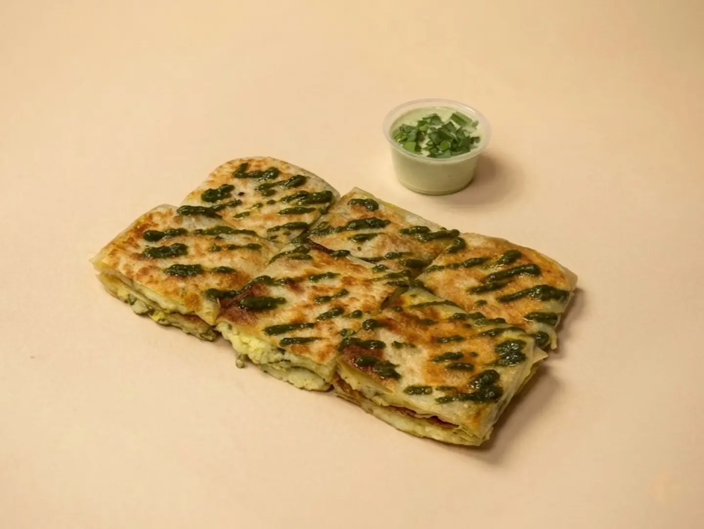 Halloumi Pesto Muttabaq