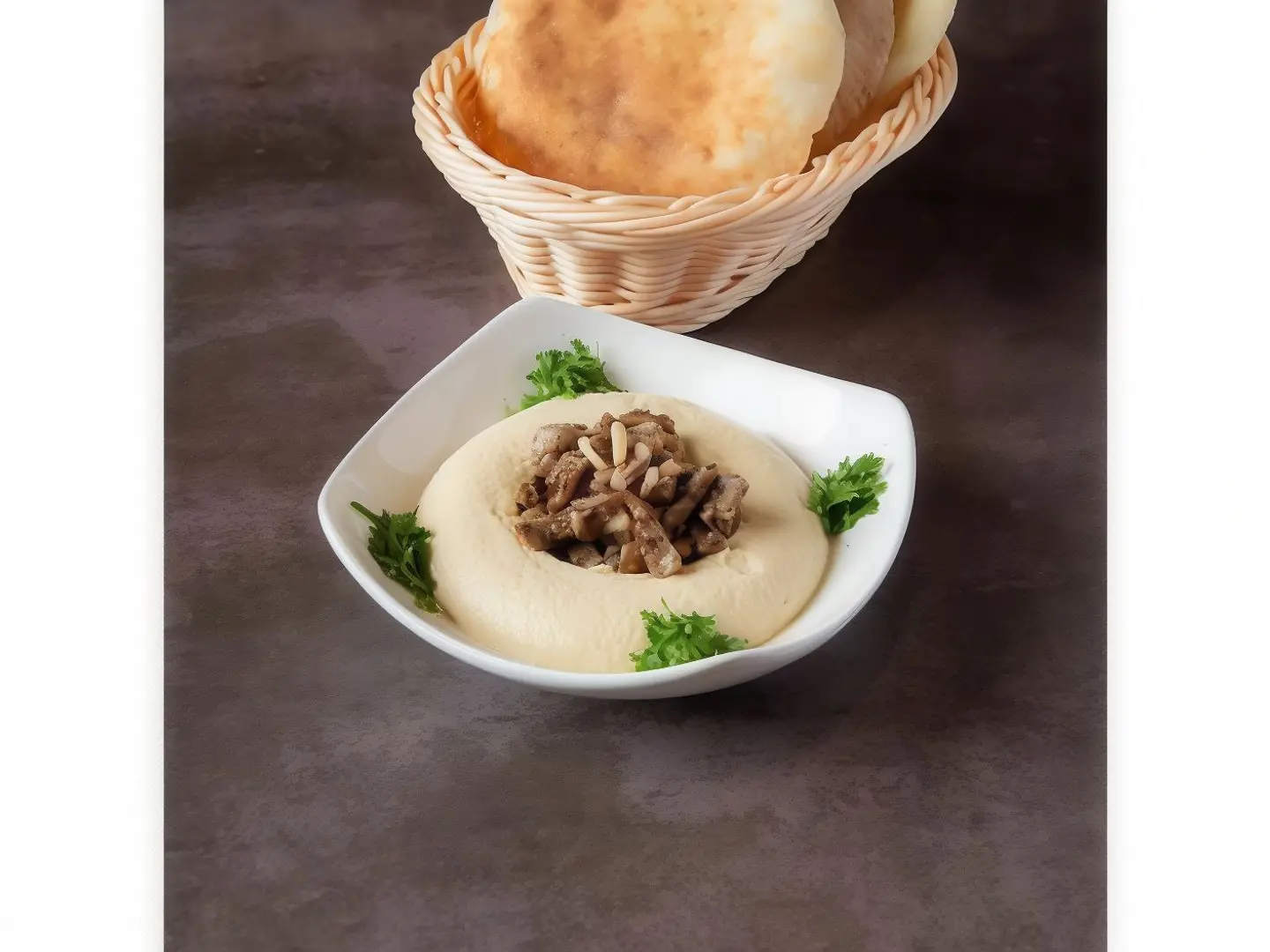 Hummus With Meat