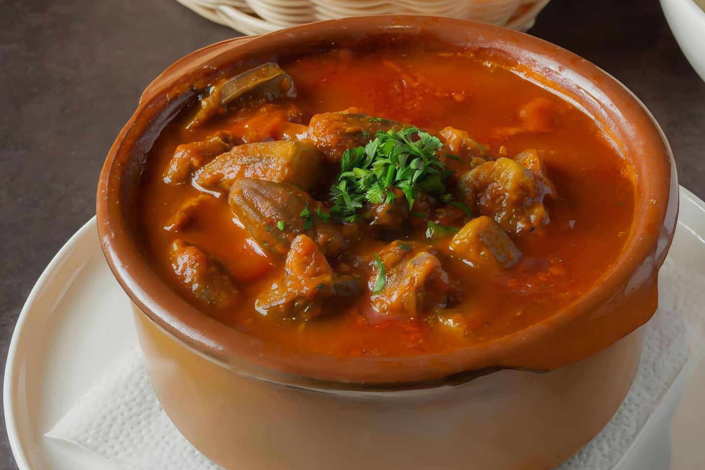 طاجن بامية