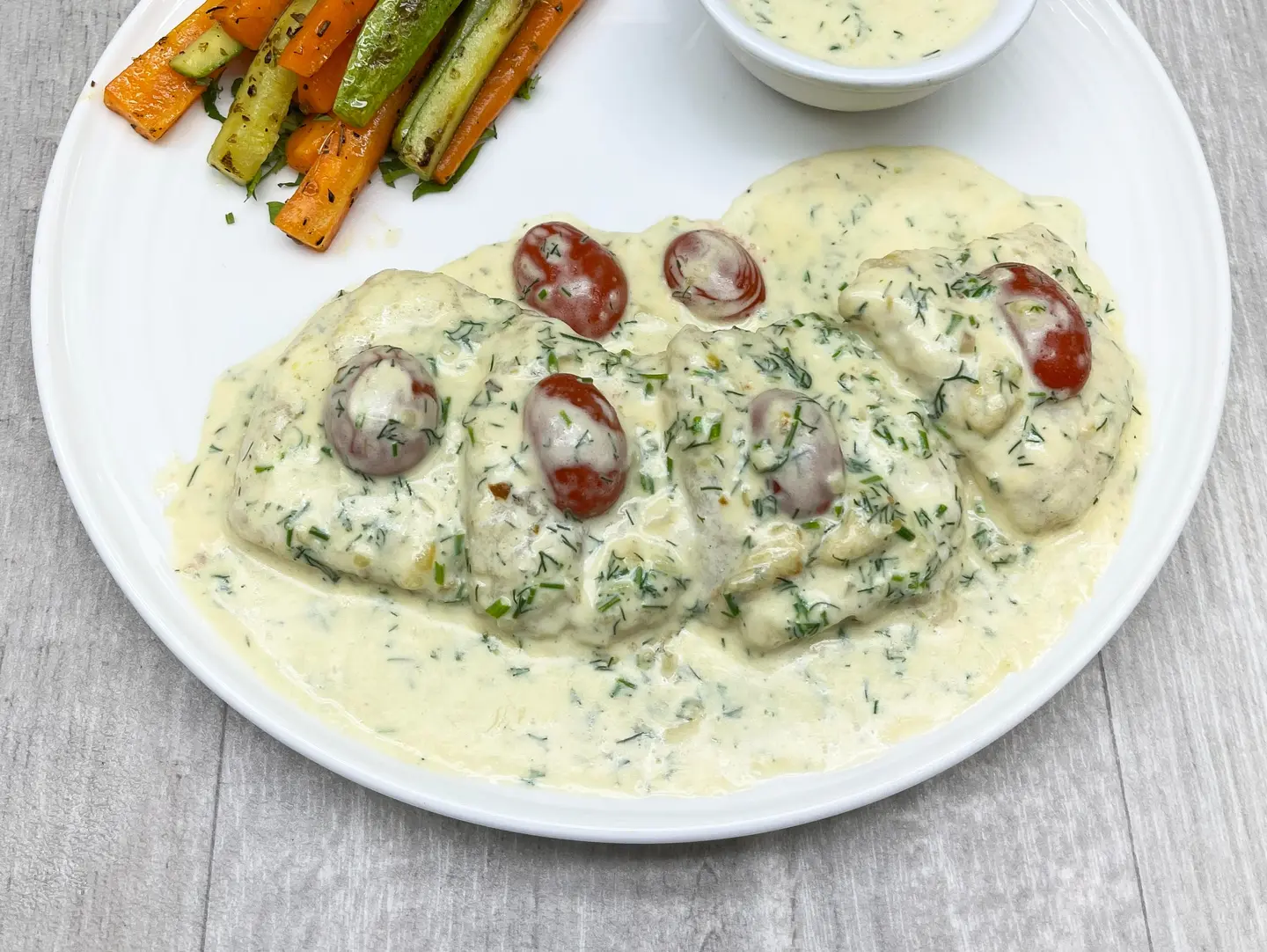 Fish With Dill Cream