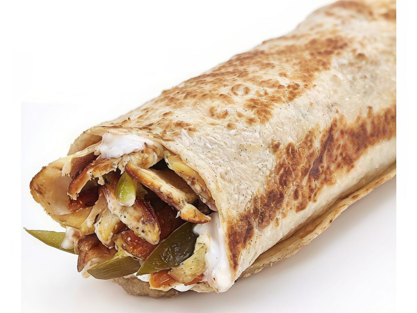 شاورما دجاج كبير بالجبنة