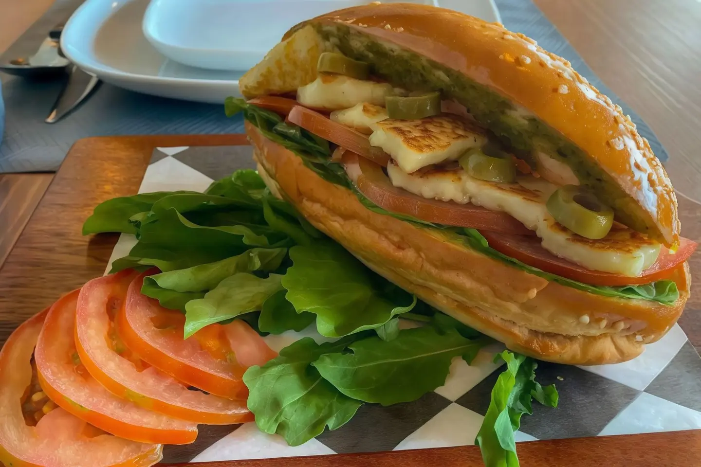 Halloumi Cheese Sandwich