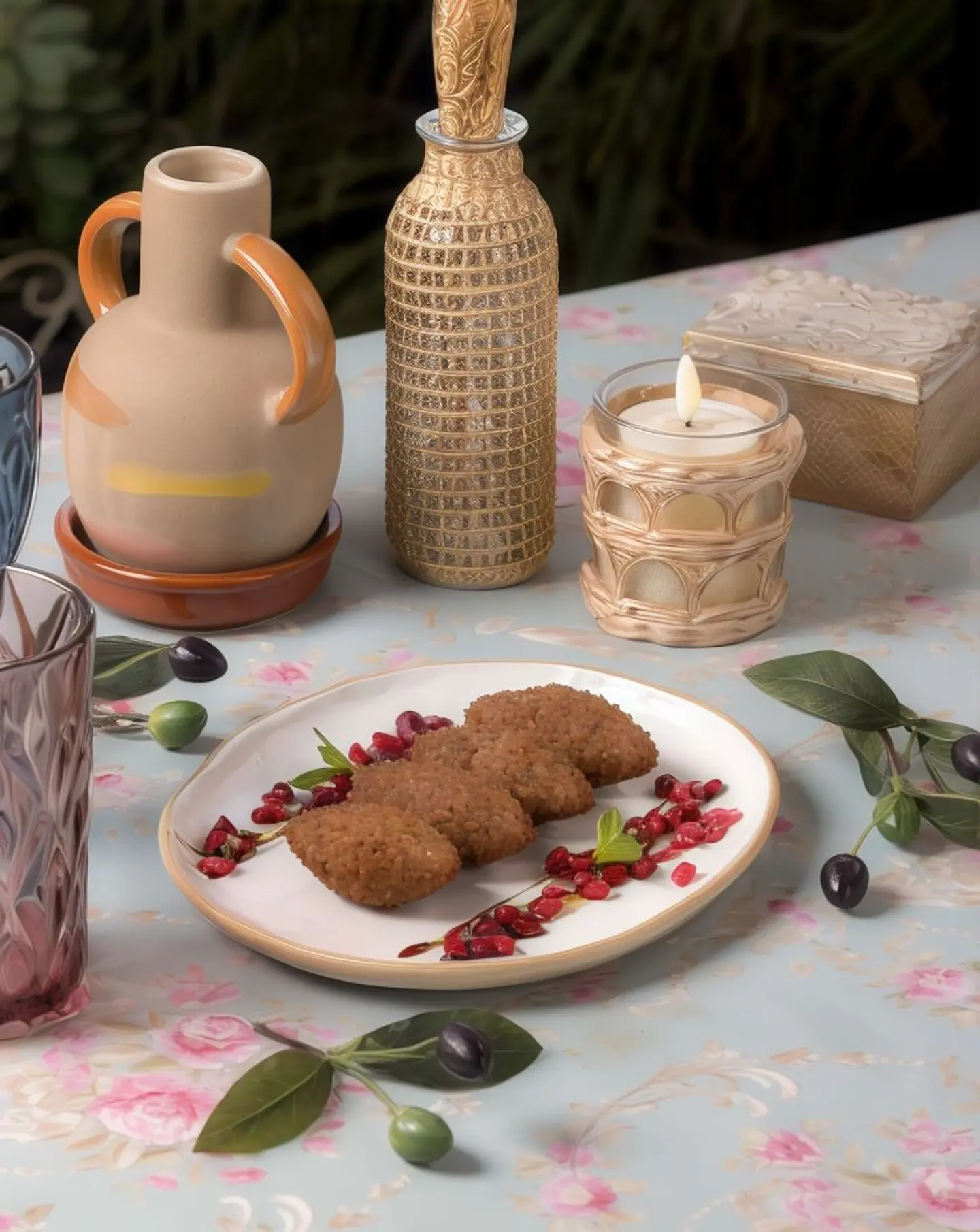 Fried Kibbeh Plate