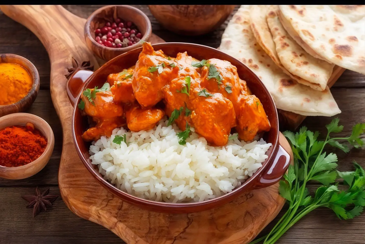 وجبة دجاج ماسلا مع الأرز البرياني المطهوه بطريقه صحيه٥٣٠ سعره حراريه