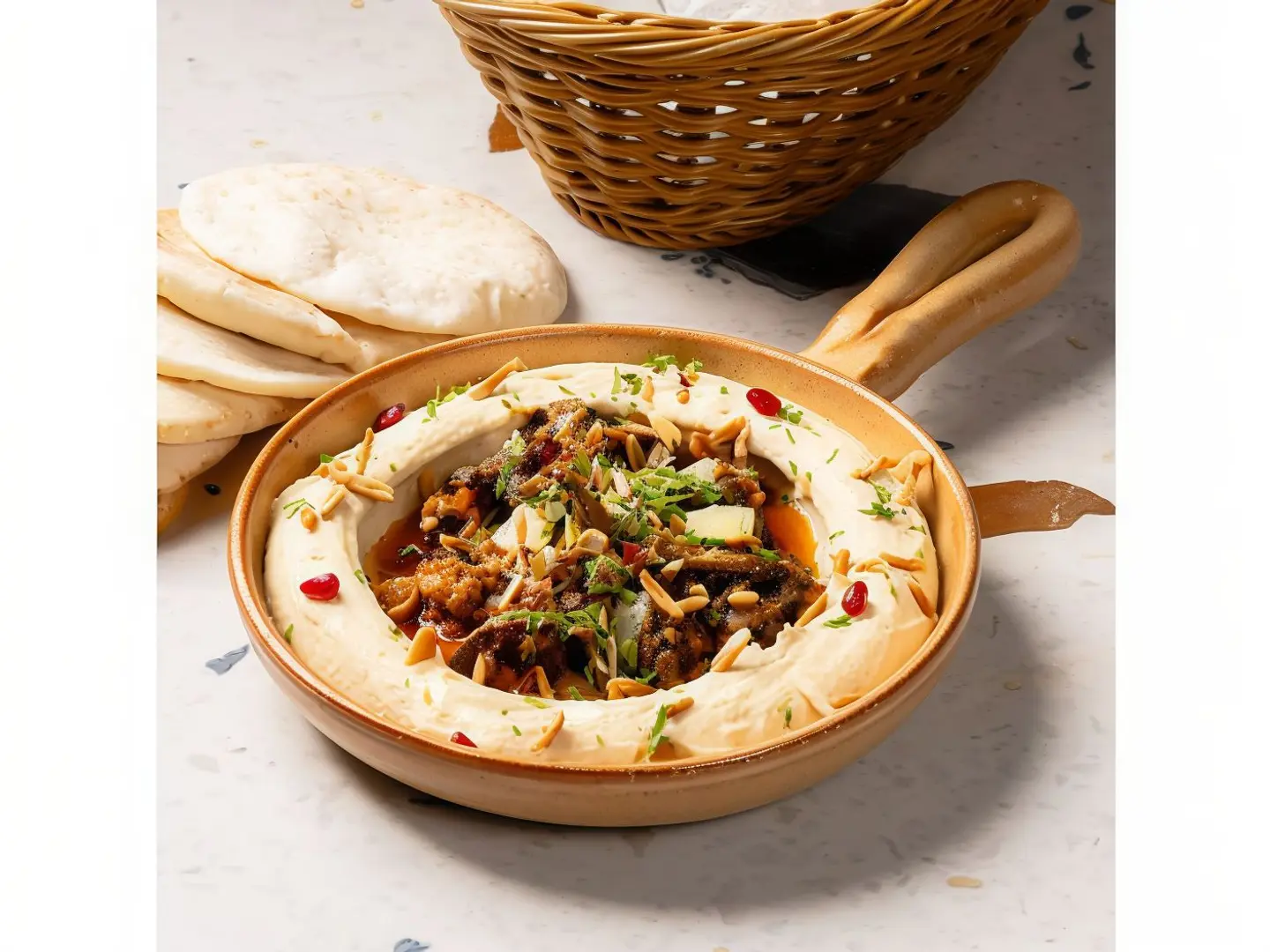 Liver With Hummus