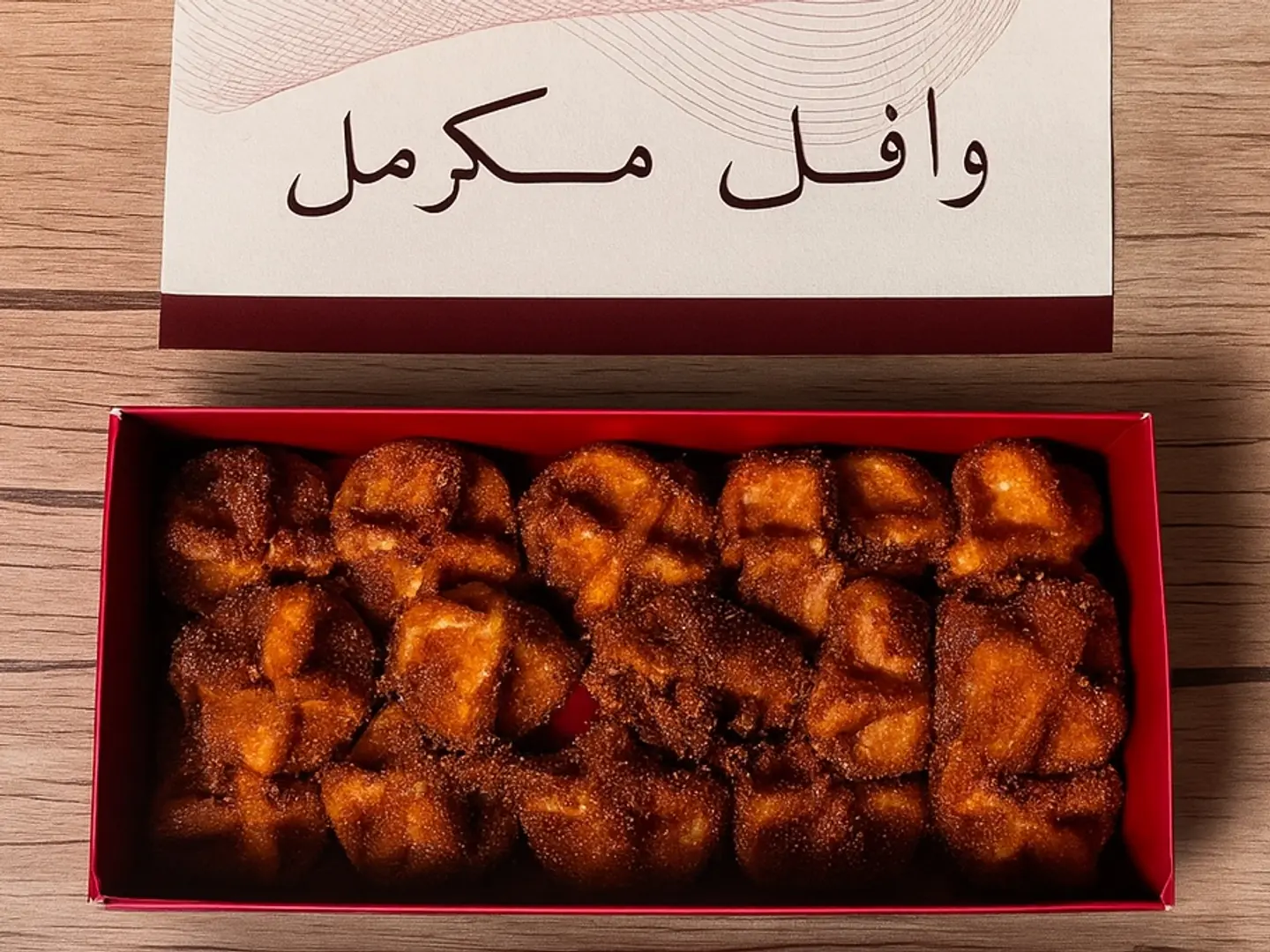 بوكس وافل بايتس مكرمل بالحليب المحموس