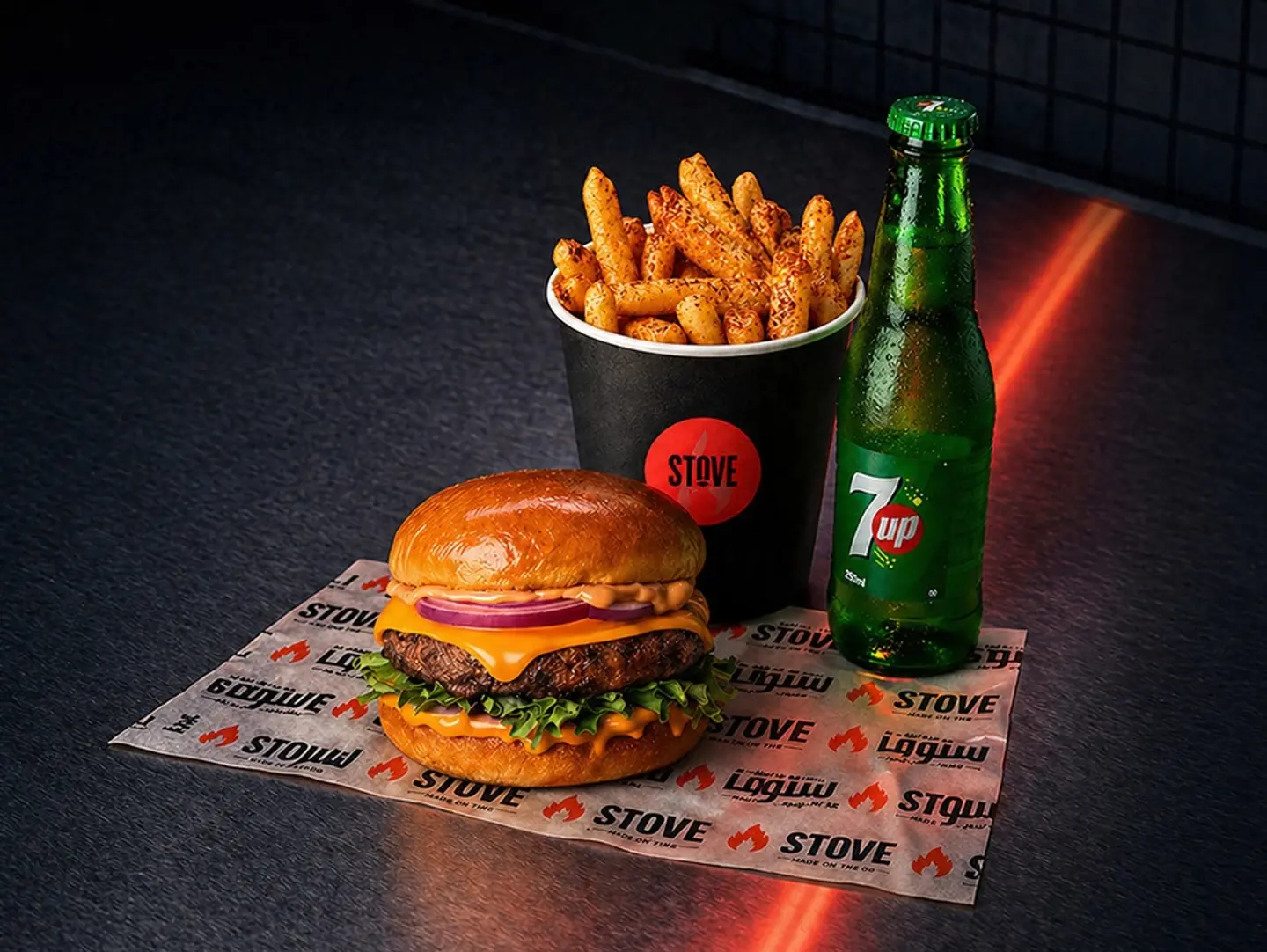 Charcoal Burger Combo