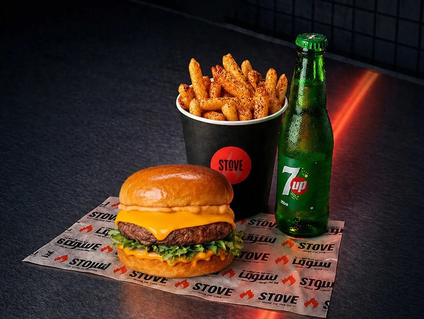 Charcoal Burger Combo