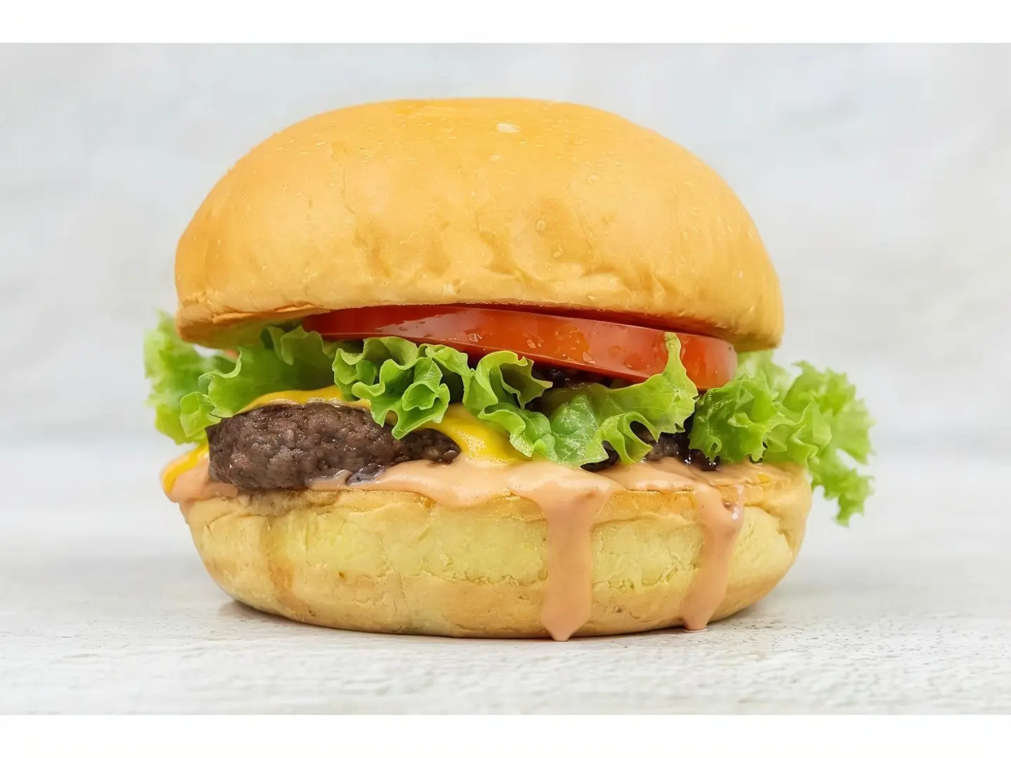 وجبة برجر لحم